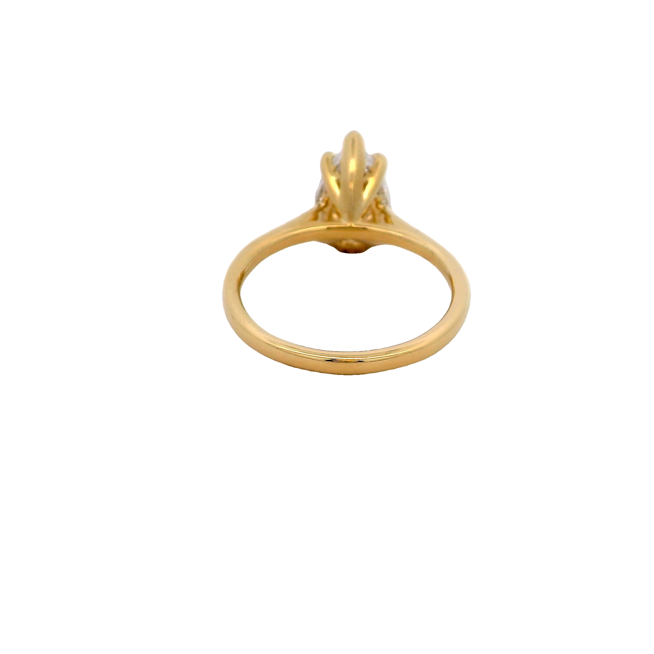 14k Yellow Gold Solitaire Engagement Ring