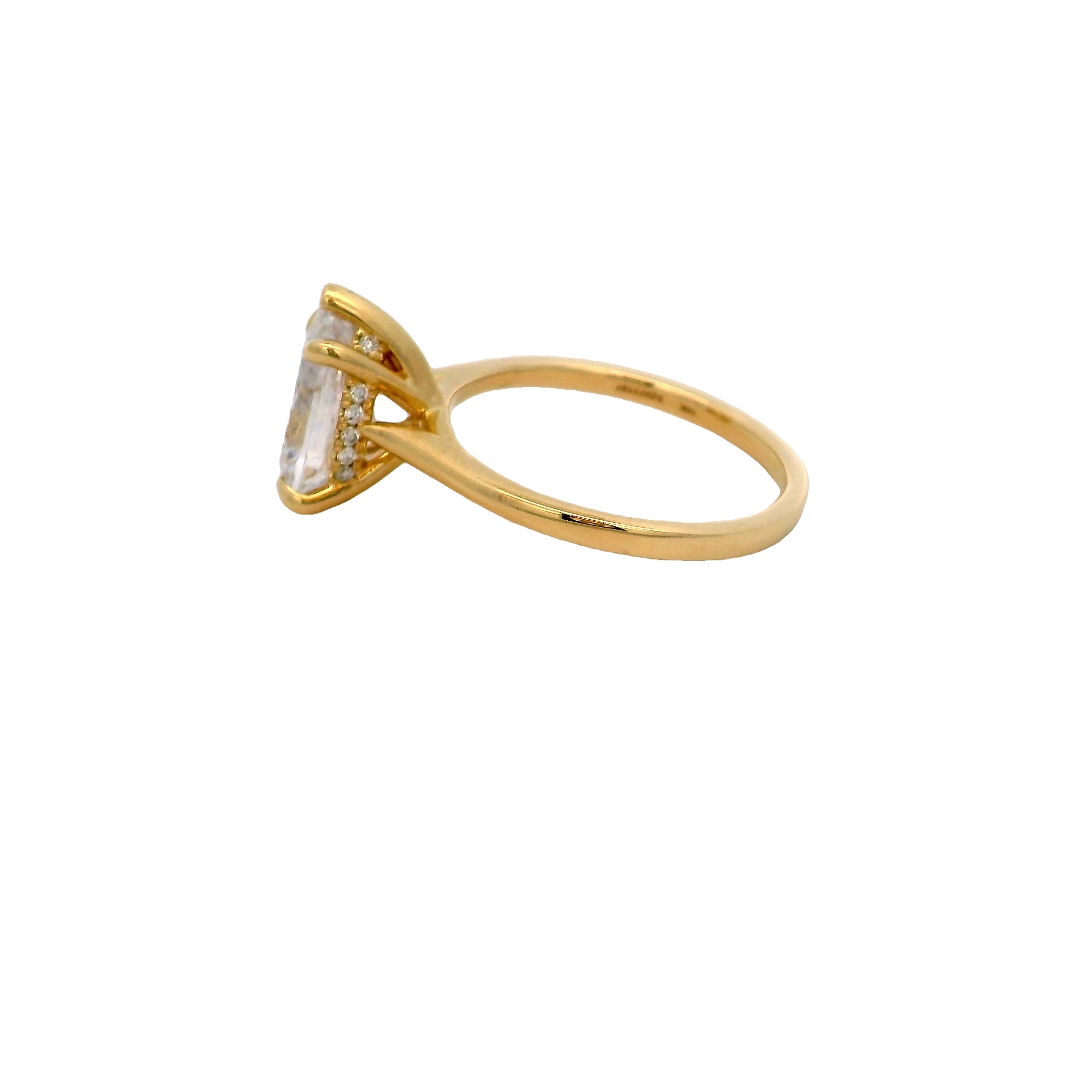14k Yellow Gold Solitaire Engagement Ring