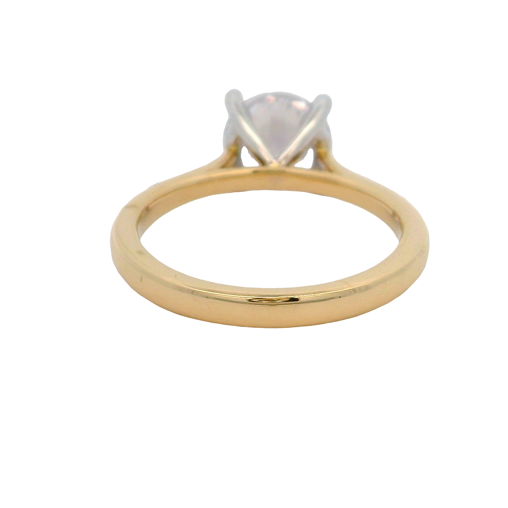 14k Yellow Gold Solitaire Engagement Ring