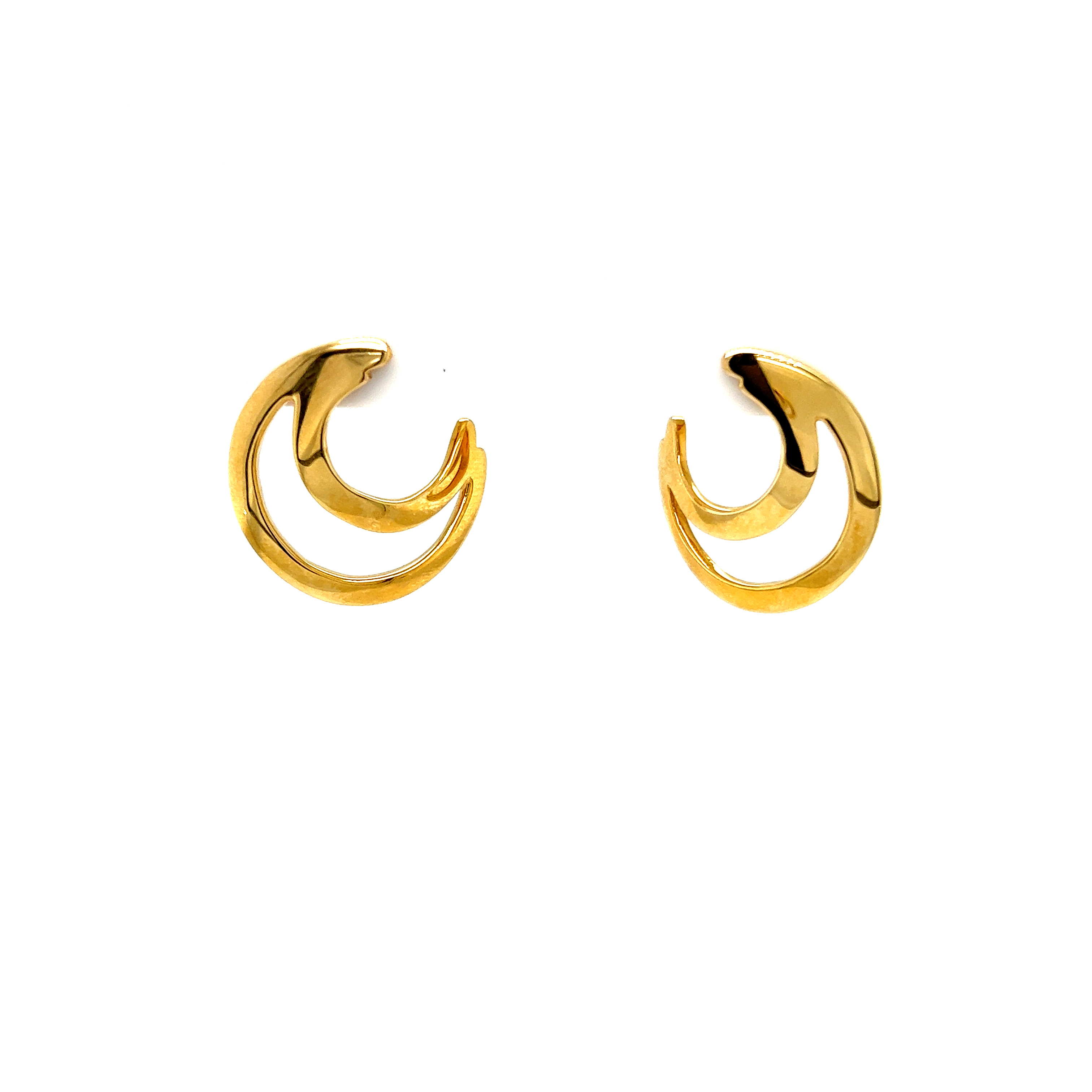 14k Yellow Gold Stud Earrings