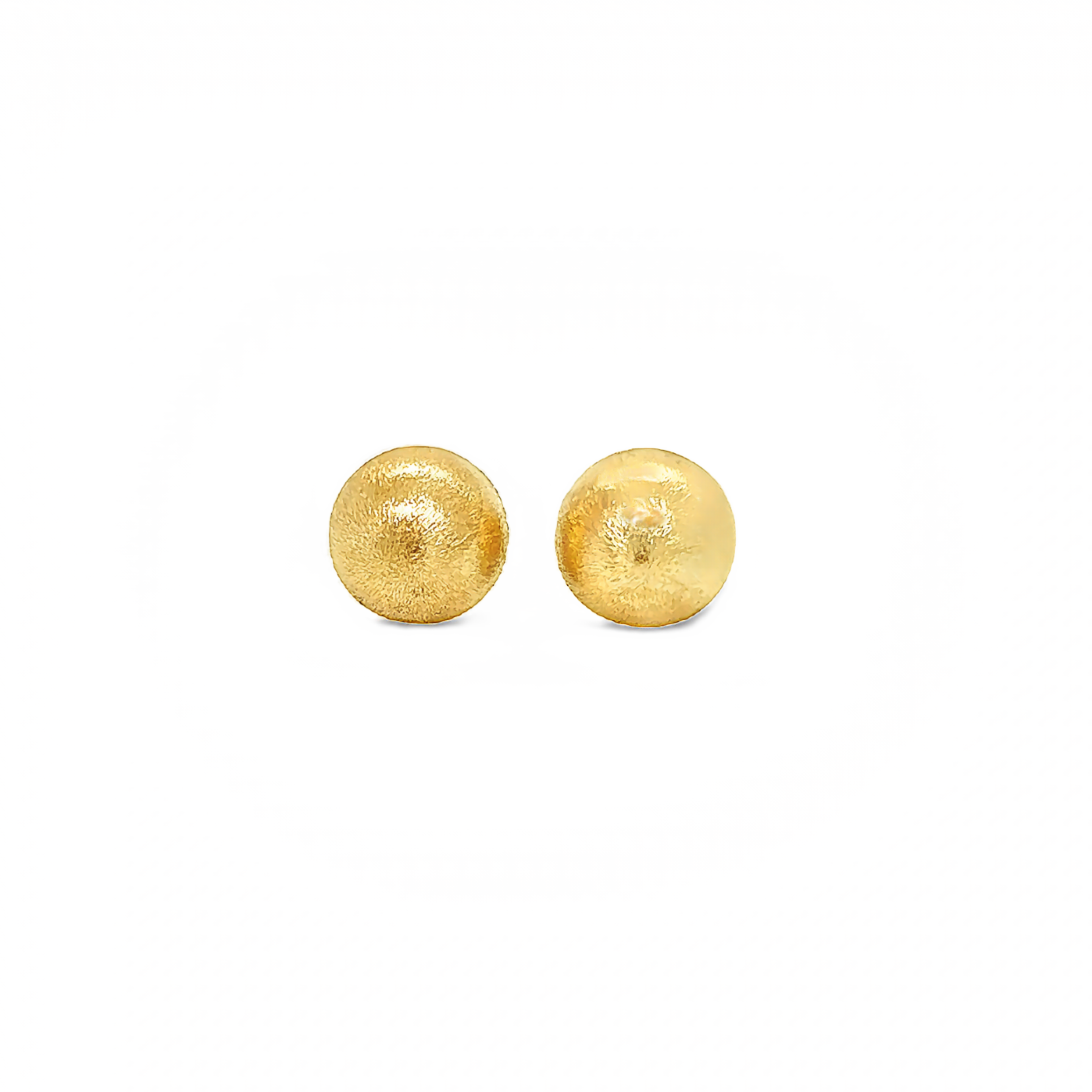 9mm 14k Yellow Gold Ball Stud Earrings