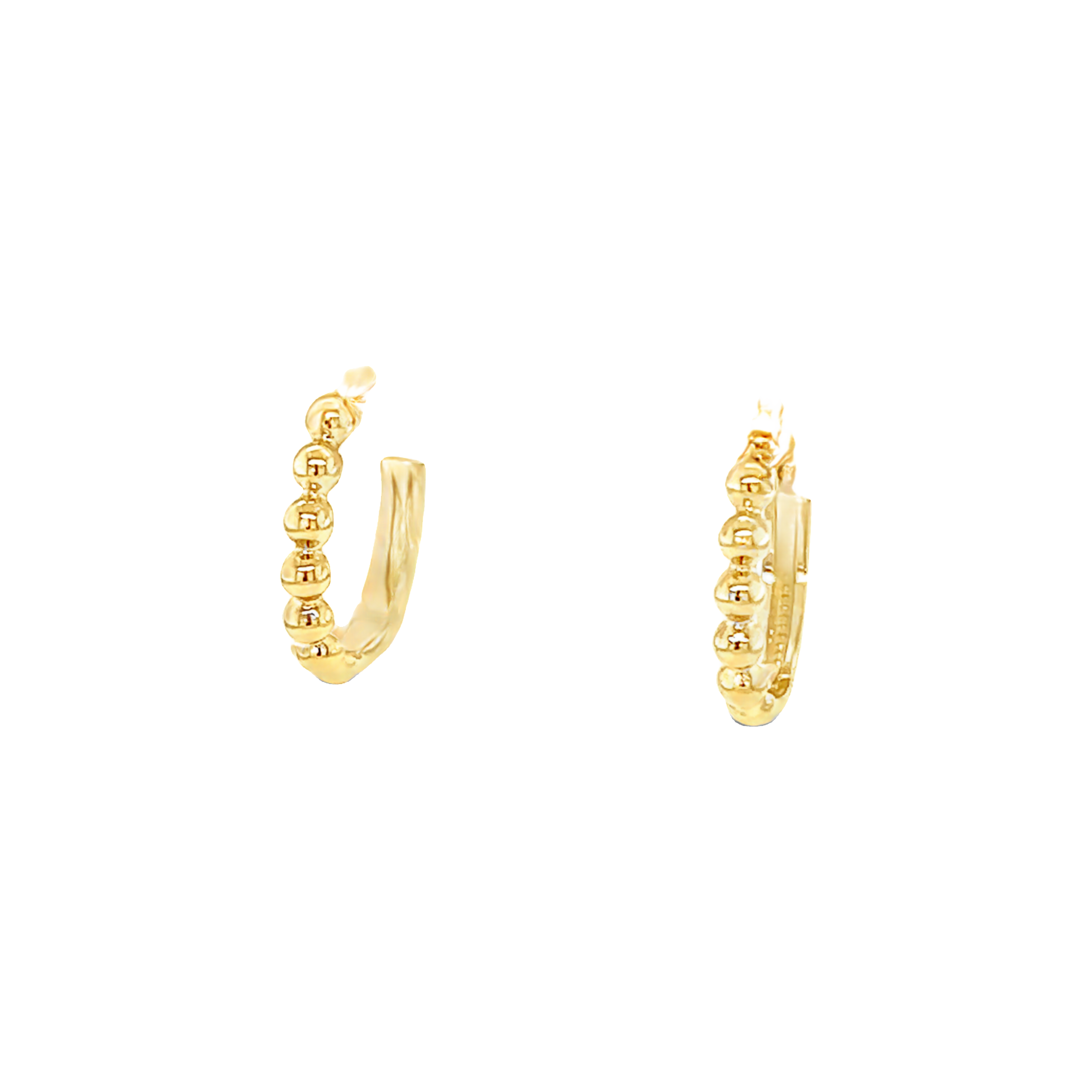 14k Yellow Gold Hoop Earrings