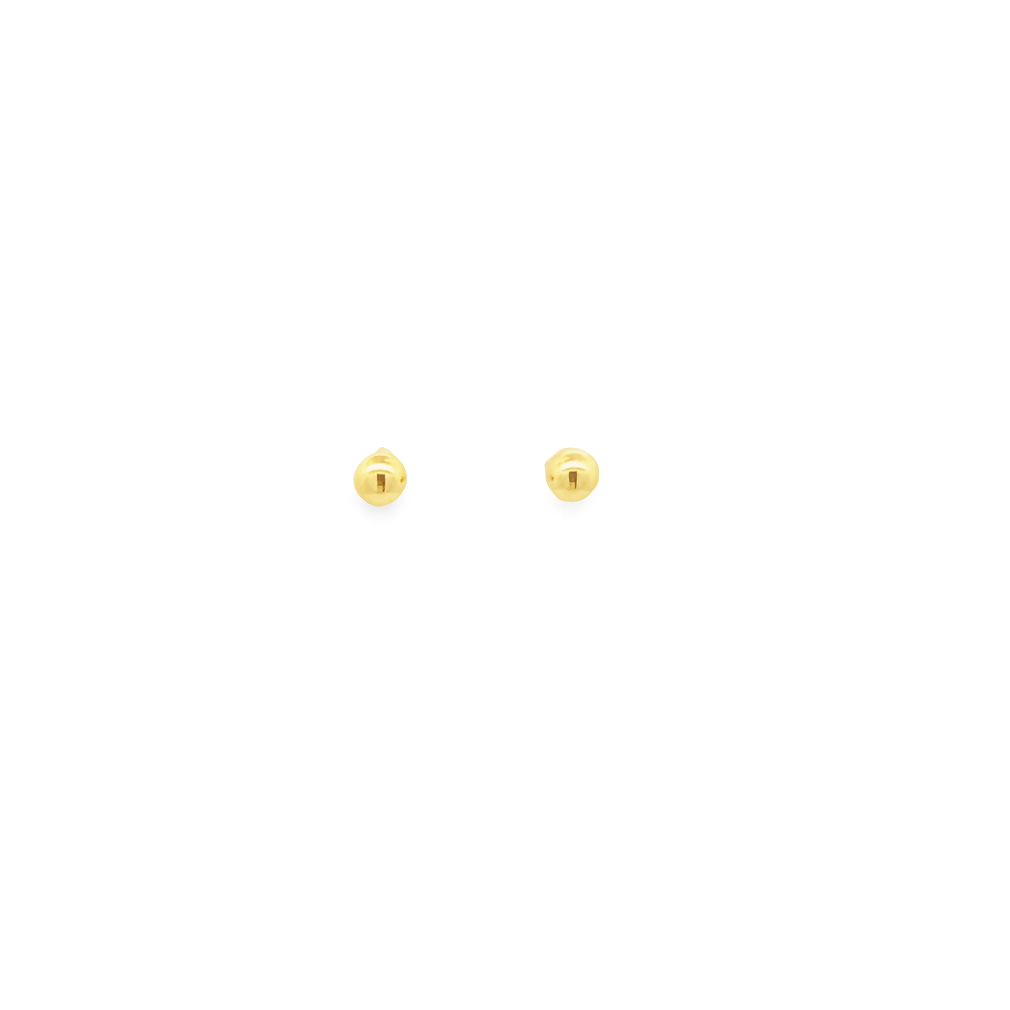 5mm 14k Yellow Gold Ball Stud Earrings