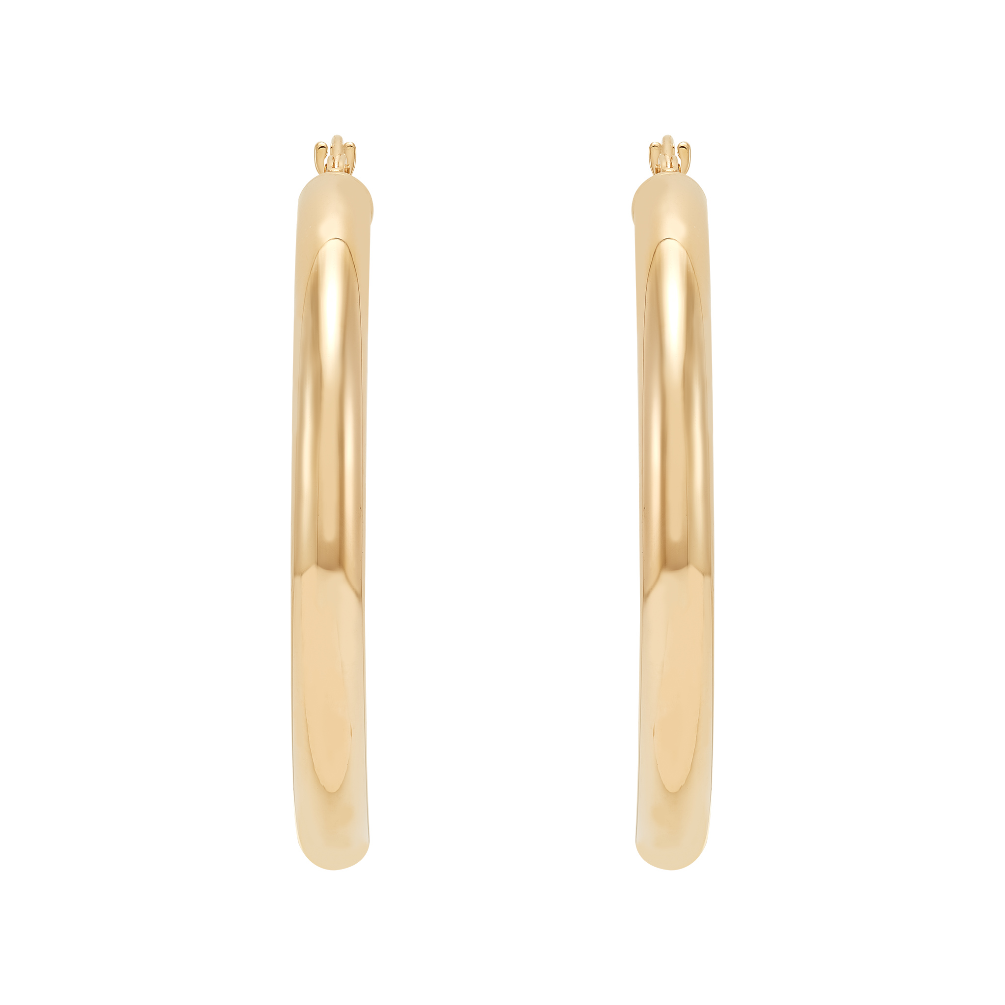 14k Yellow Gold Hoop Earrings