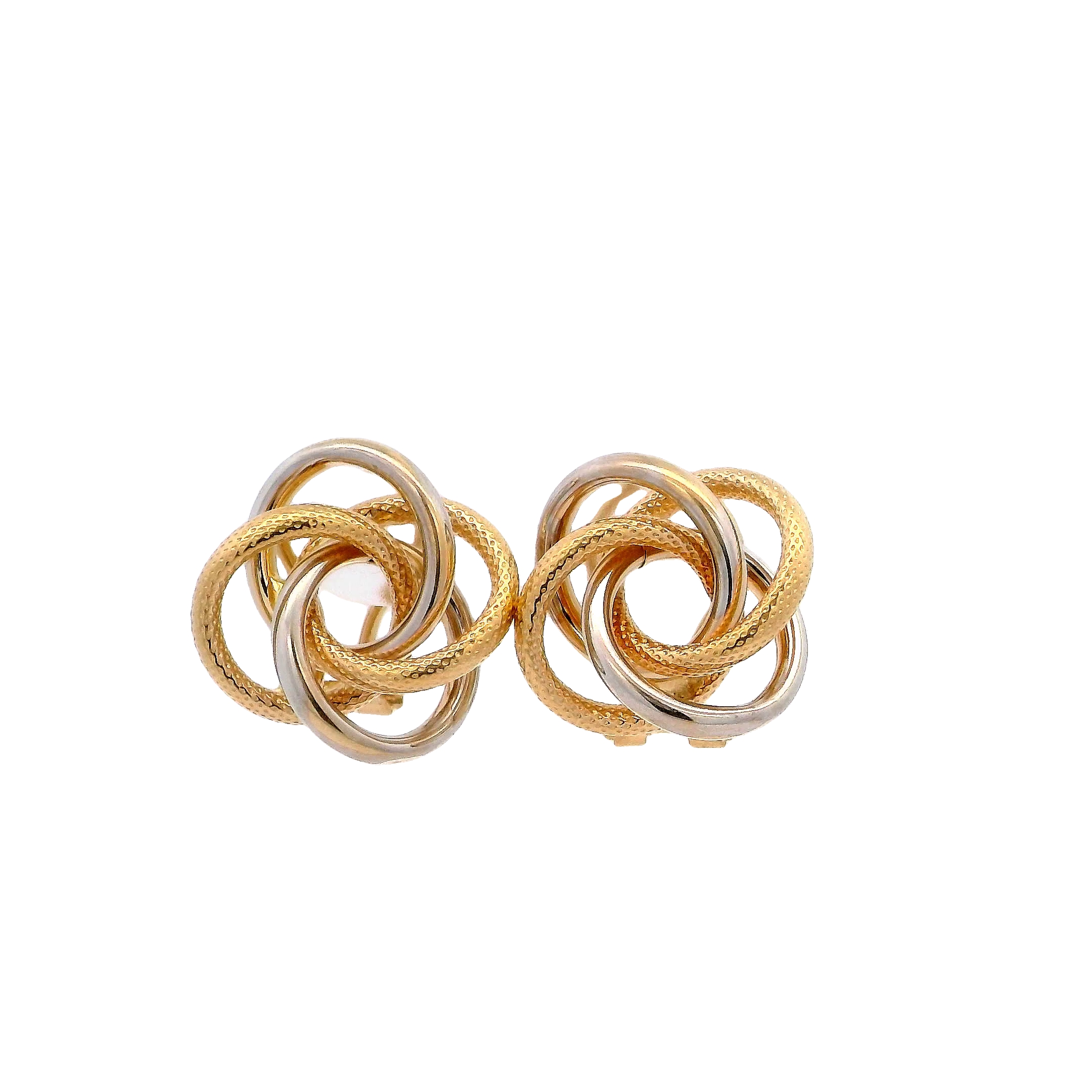 14k Yellow Gold Latch Back Earrings