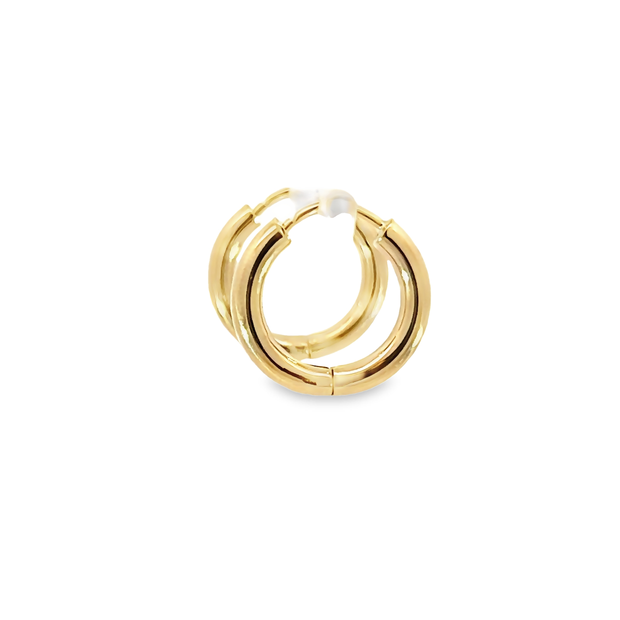 14k Yellow Gold 16mm Hoop Earrings