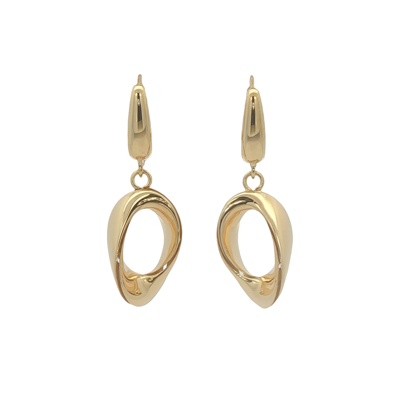 14k Yellow Gold Dangle Earrings
