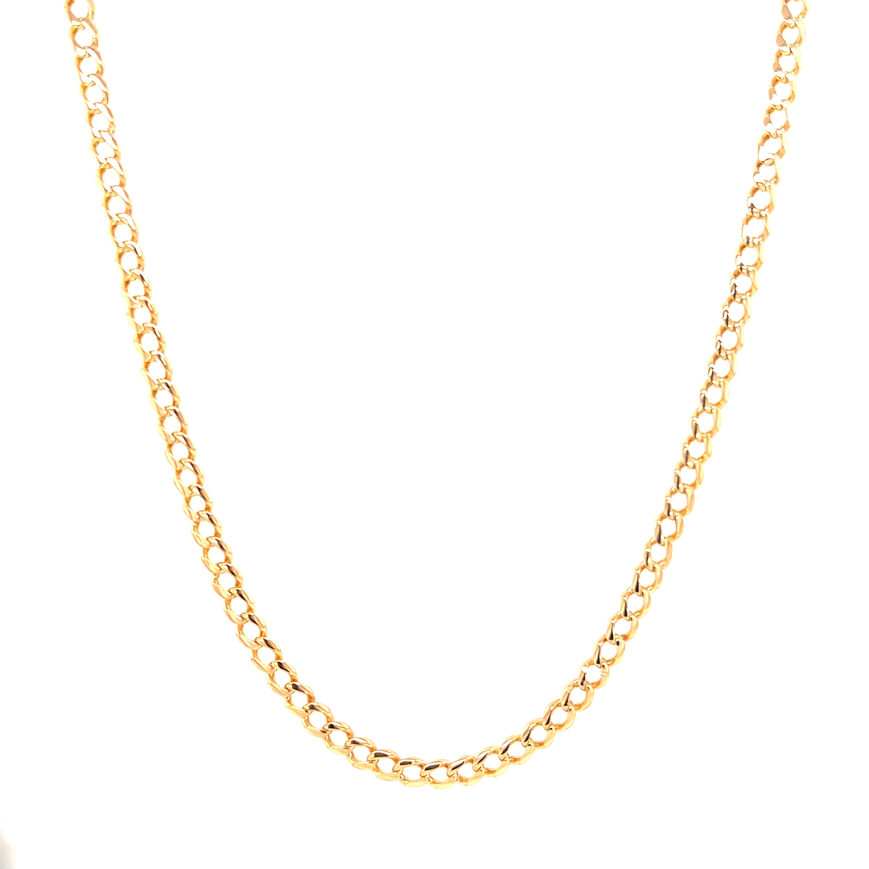Rose 14 Karat 3.5 Mm Curb Chain Length 24
Dwt: 11.87