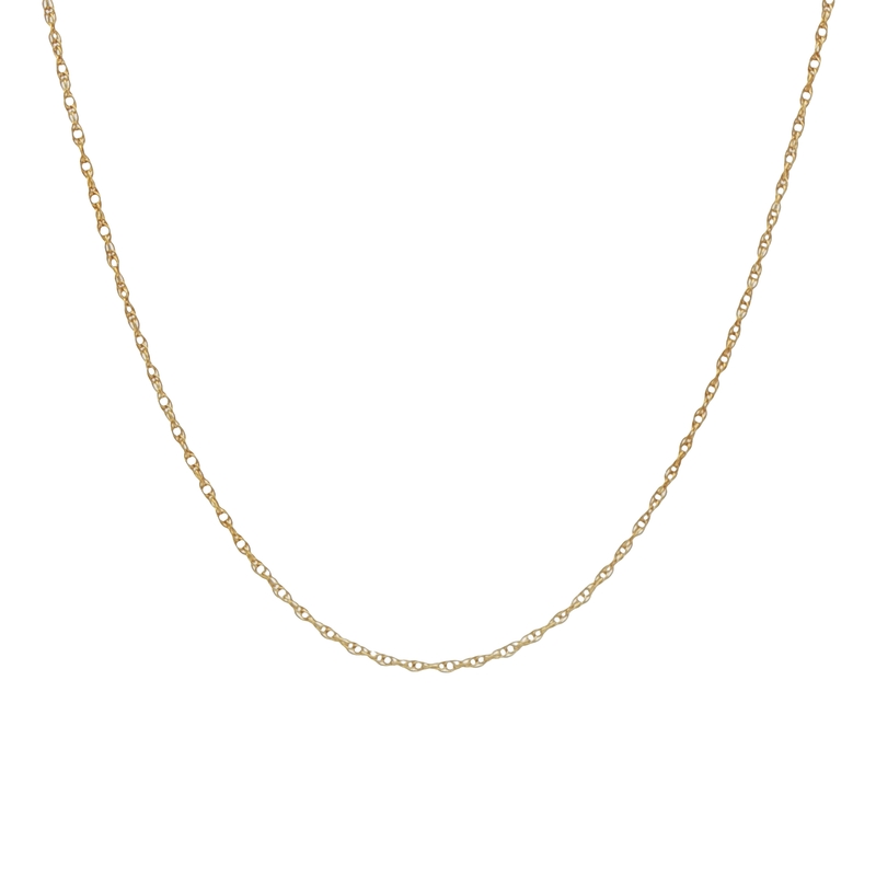 14k Yellow Gold Light Rope Chain