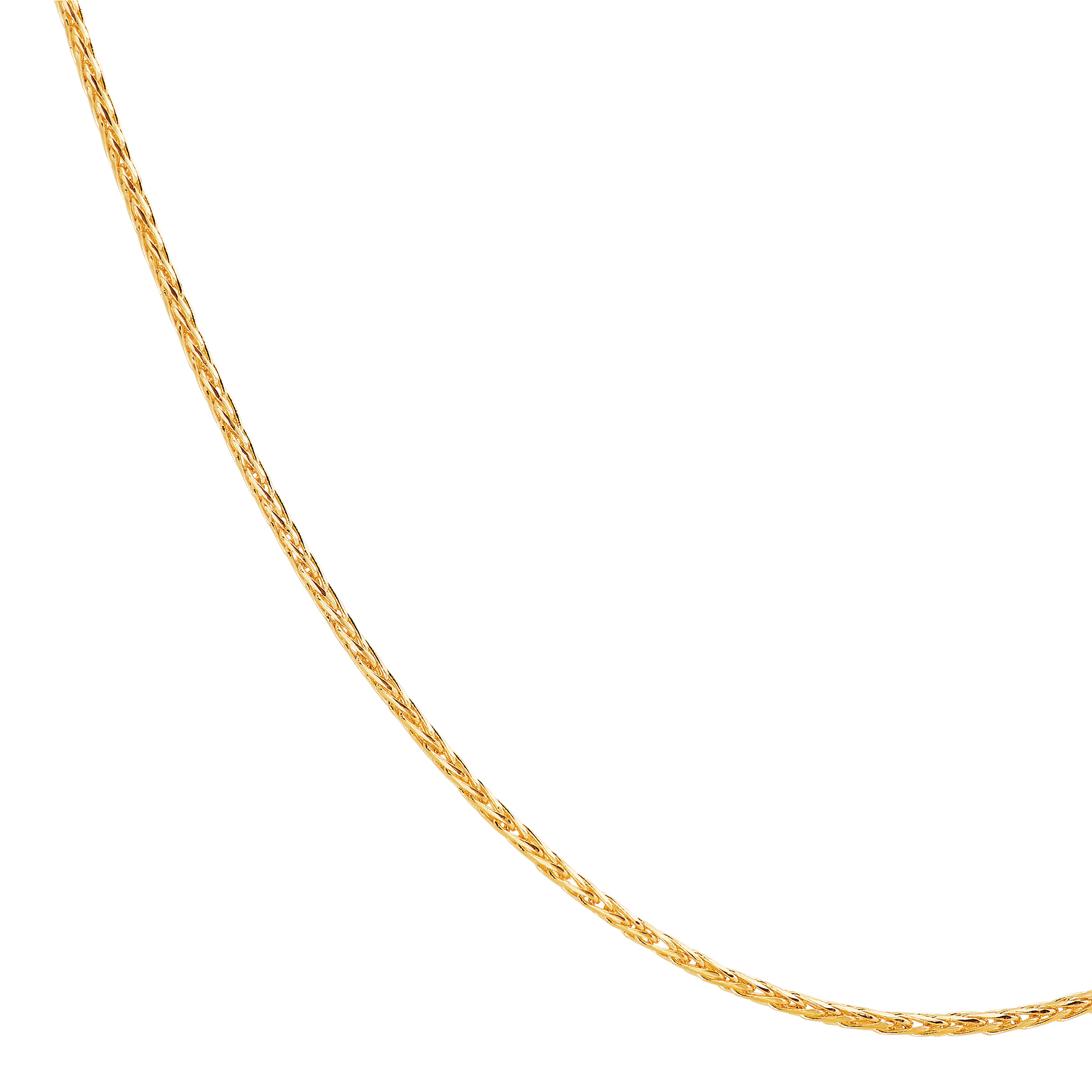 14k Yellow Gold Wheat Chain