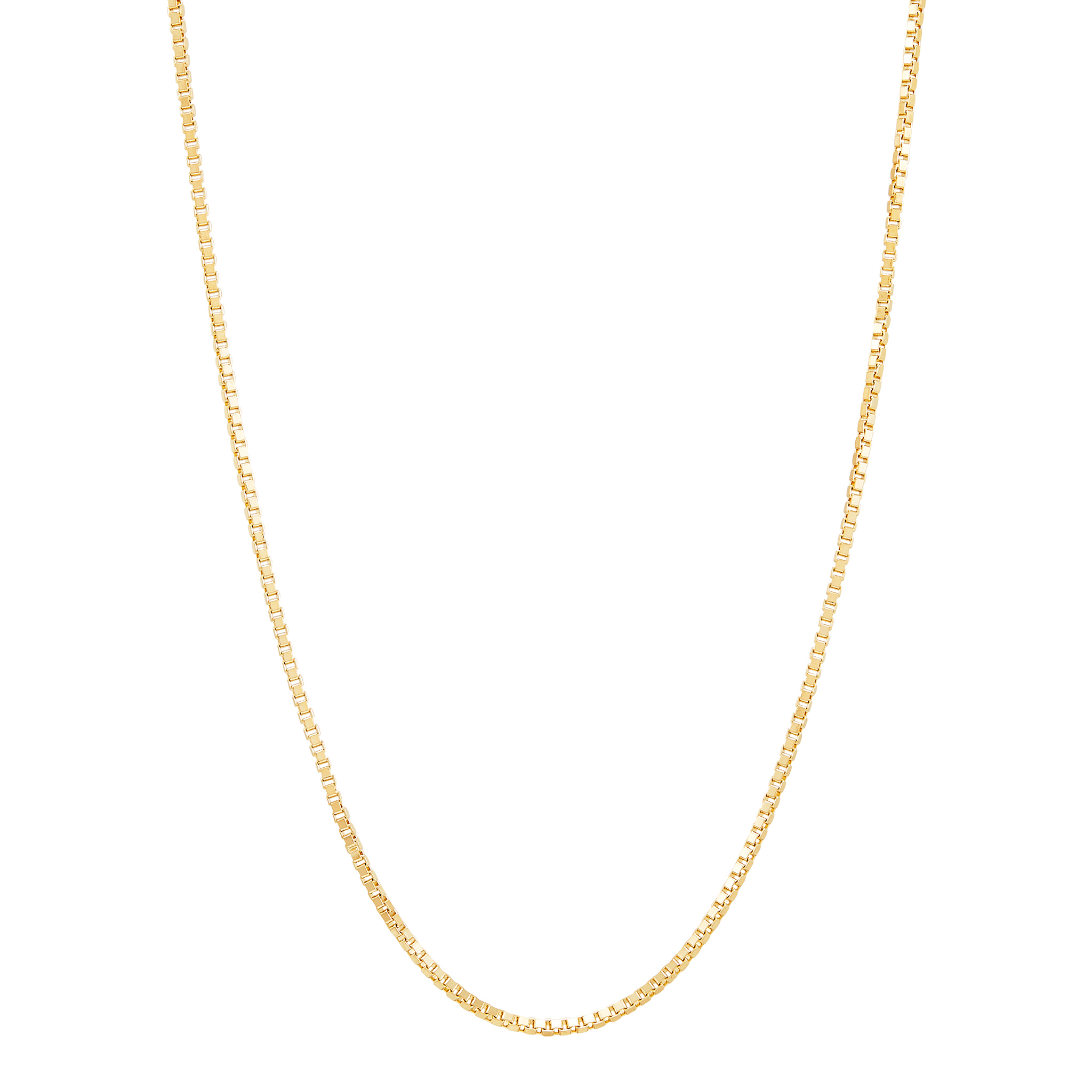 14k Yellow Gold Box Chain