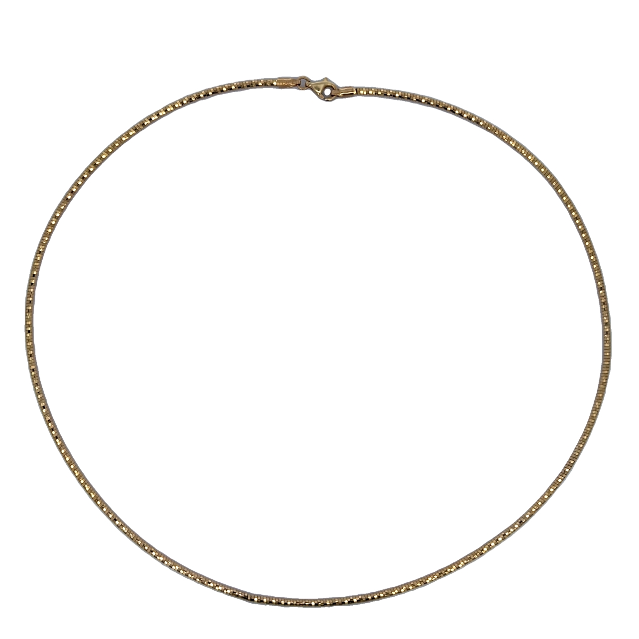 14k Yellow Gold Round Chain
