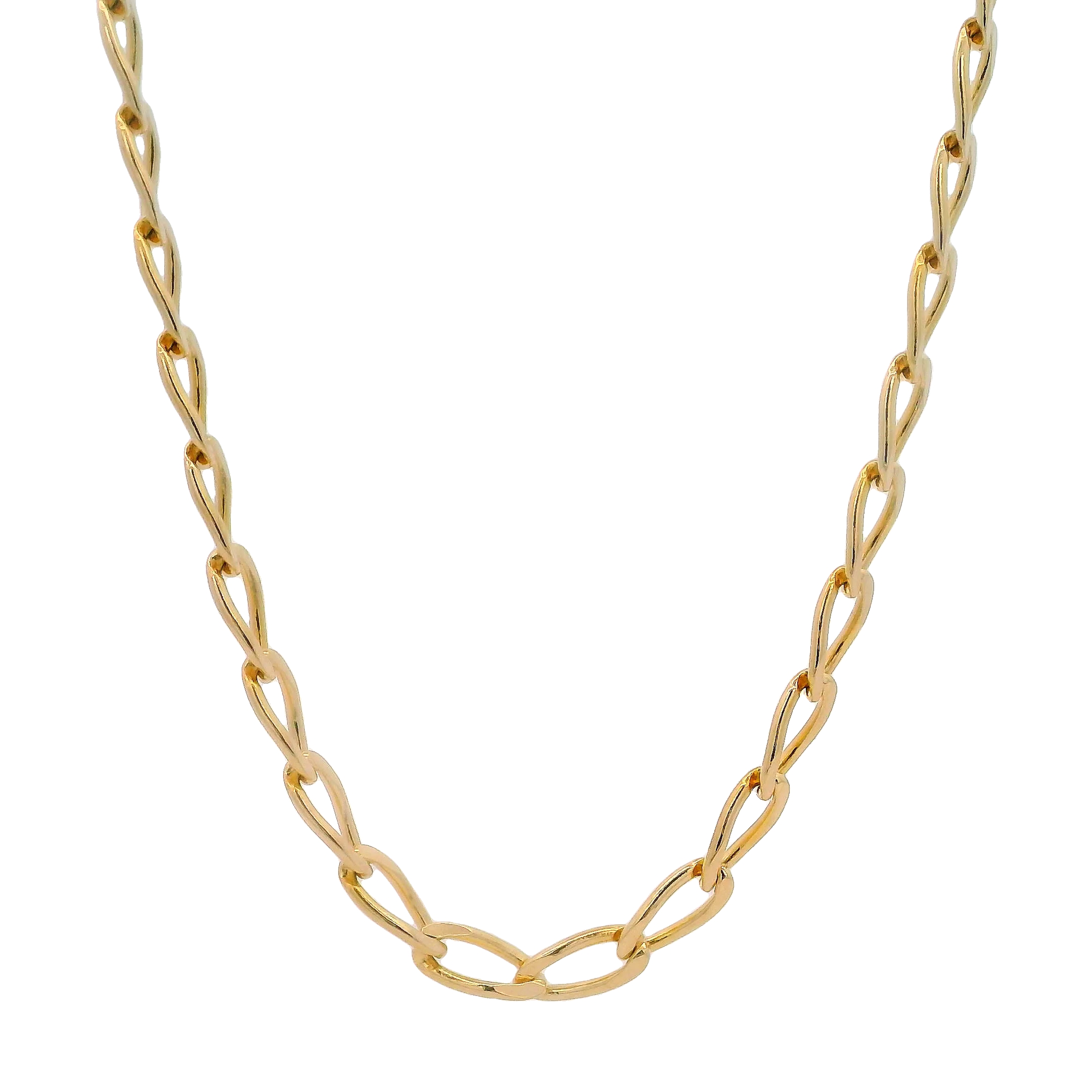 14k Yellow Gold Curb Chain