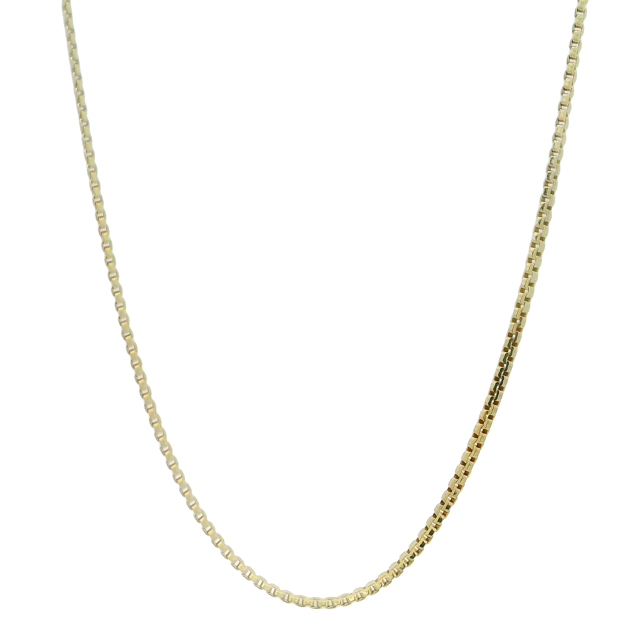 14k Yellow Gold Box Chain