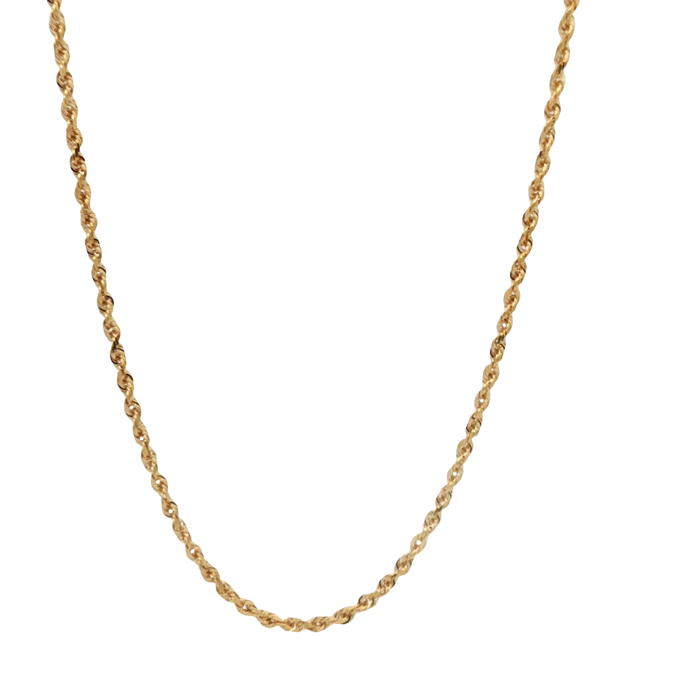 14k Yellow Gold Rope Chain