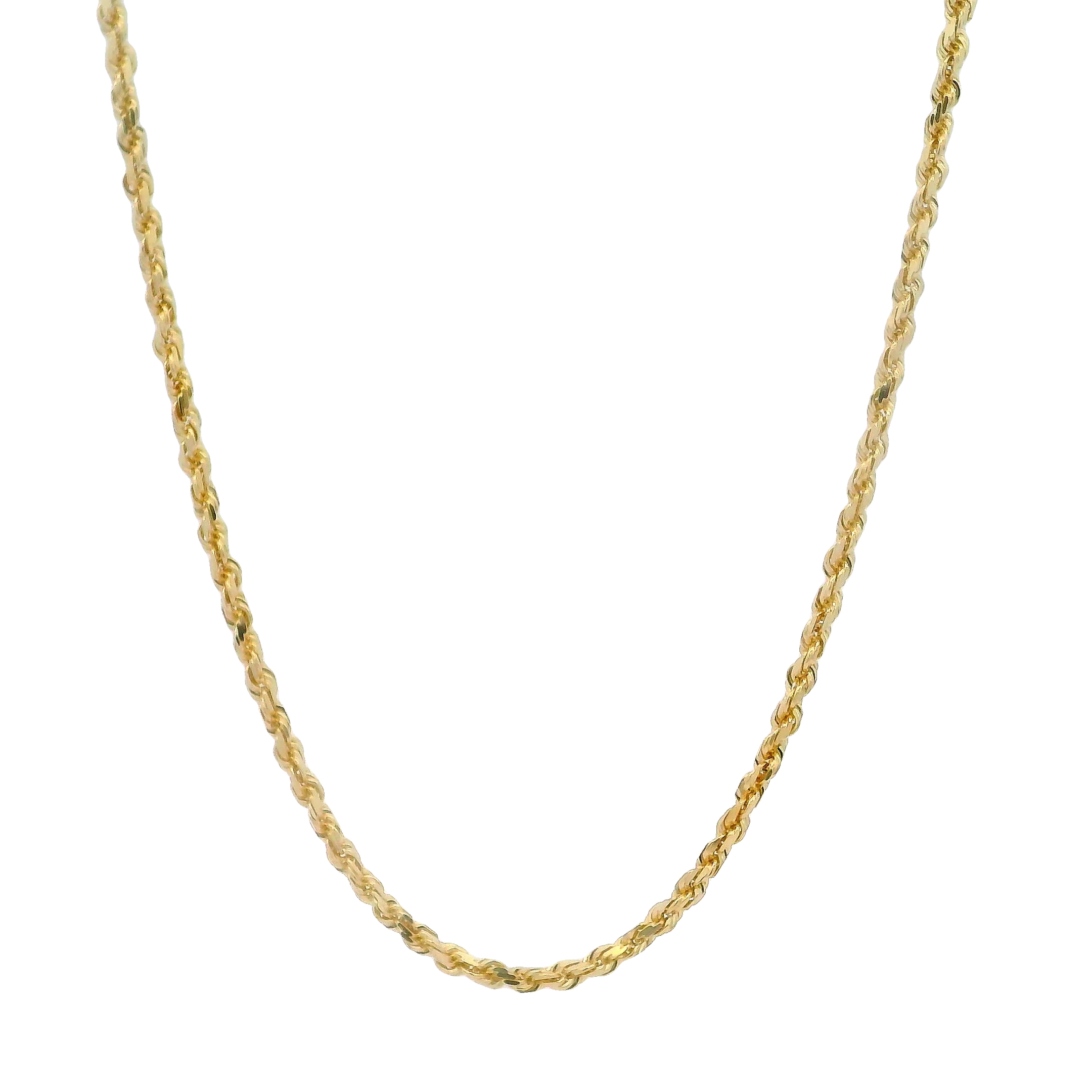 14k Yellow Gold Rope Chain