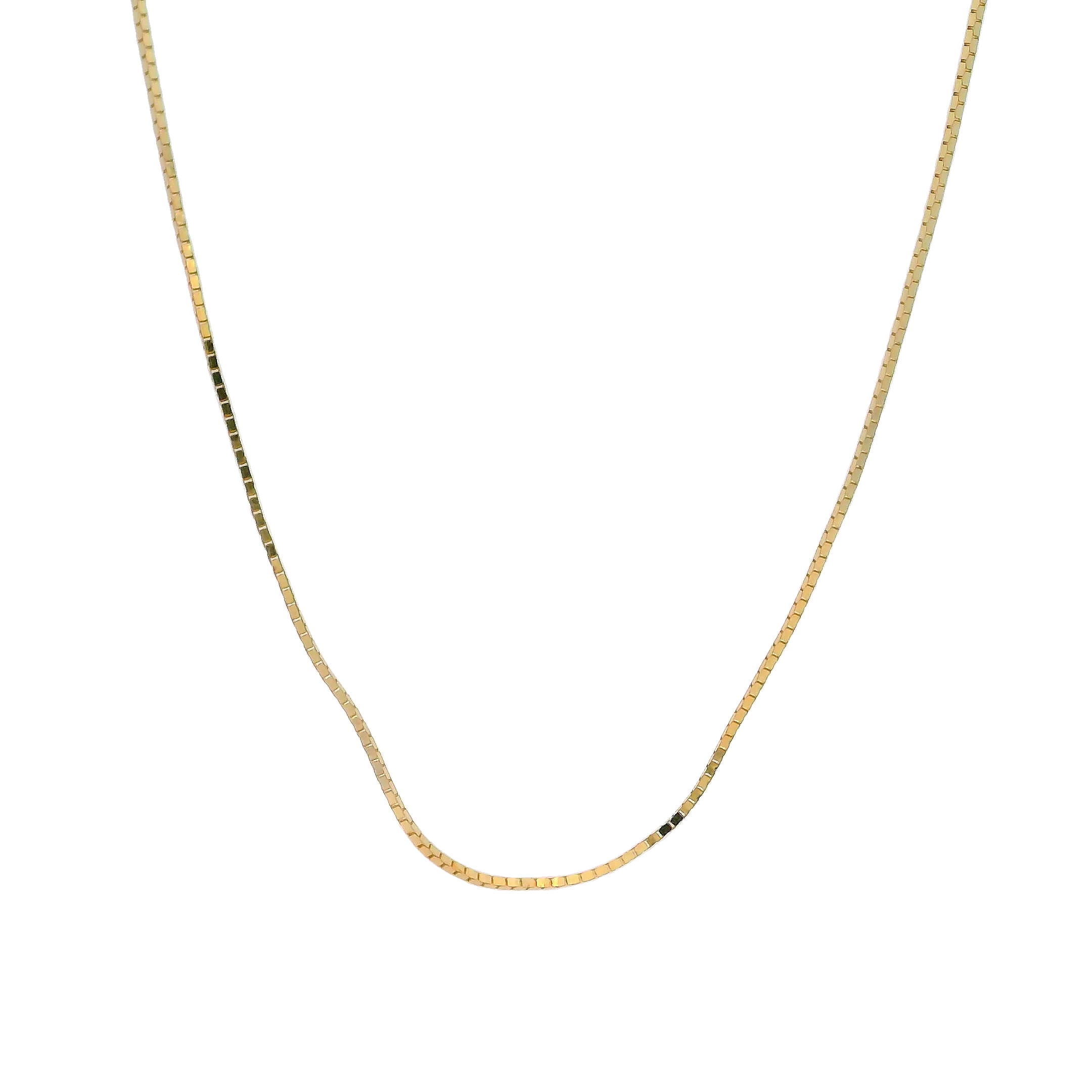 14k Box Chain Necklace