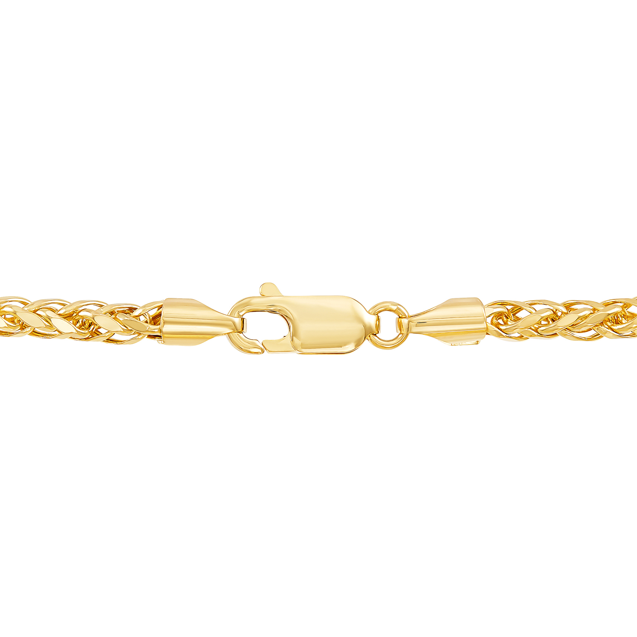 14k Yellow Gold Wheat Chain