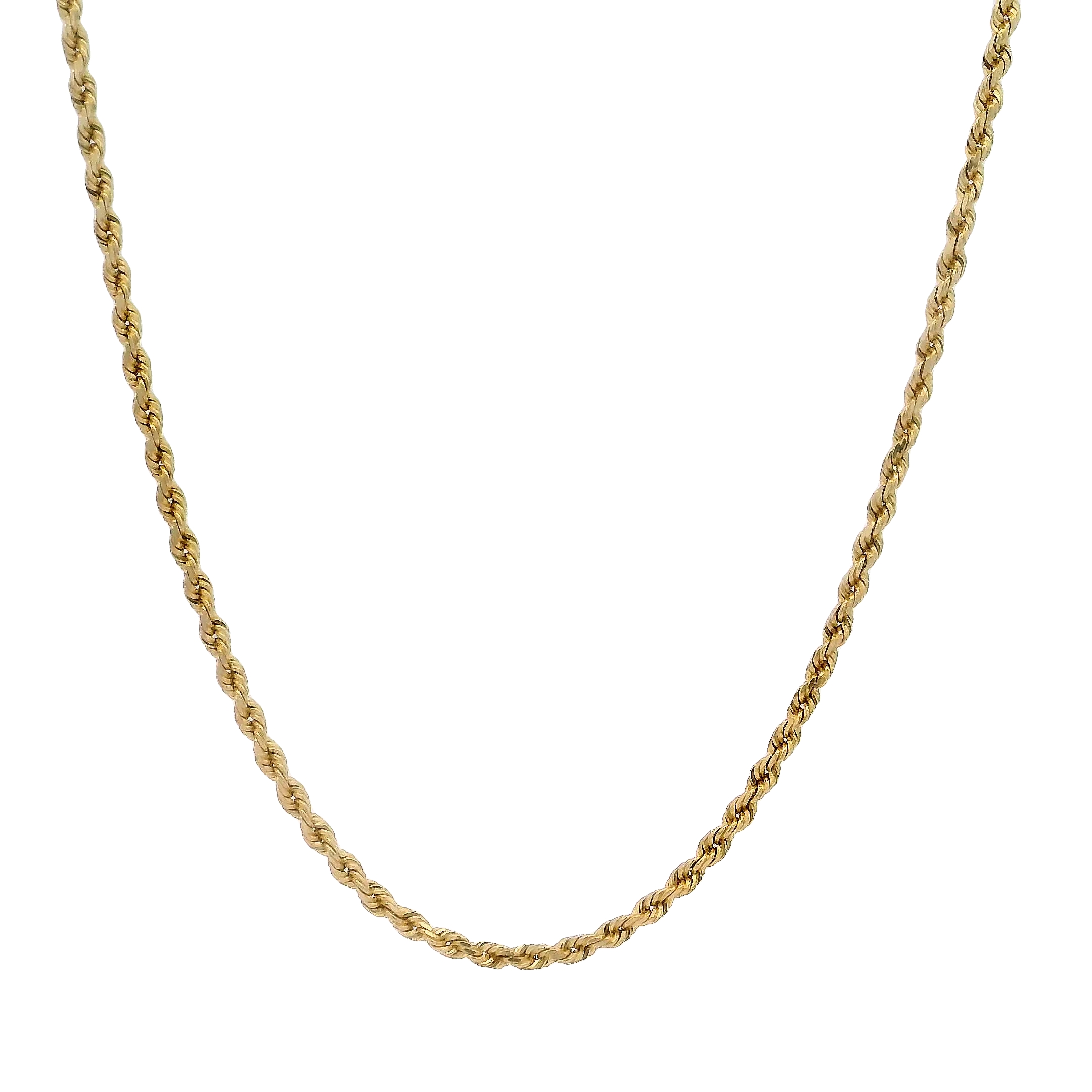 14k Yellow Gold Rope Chain