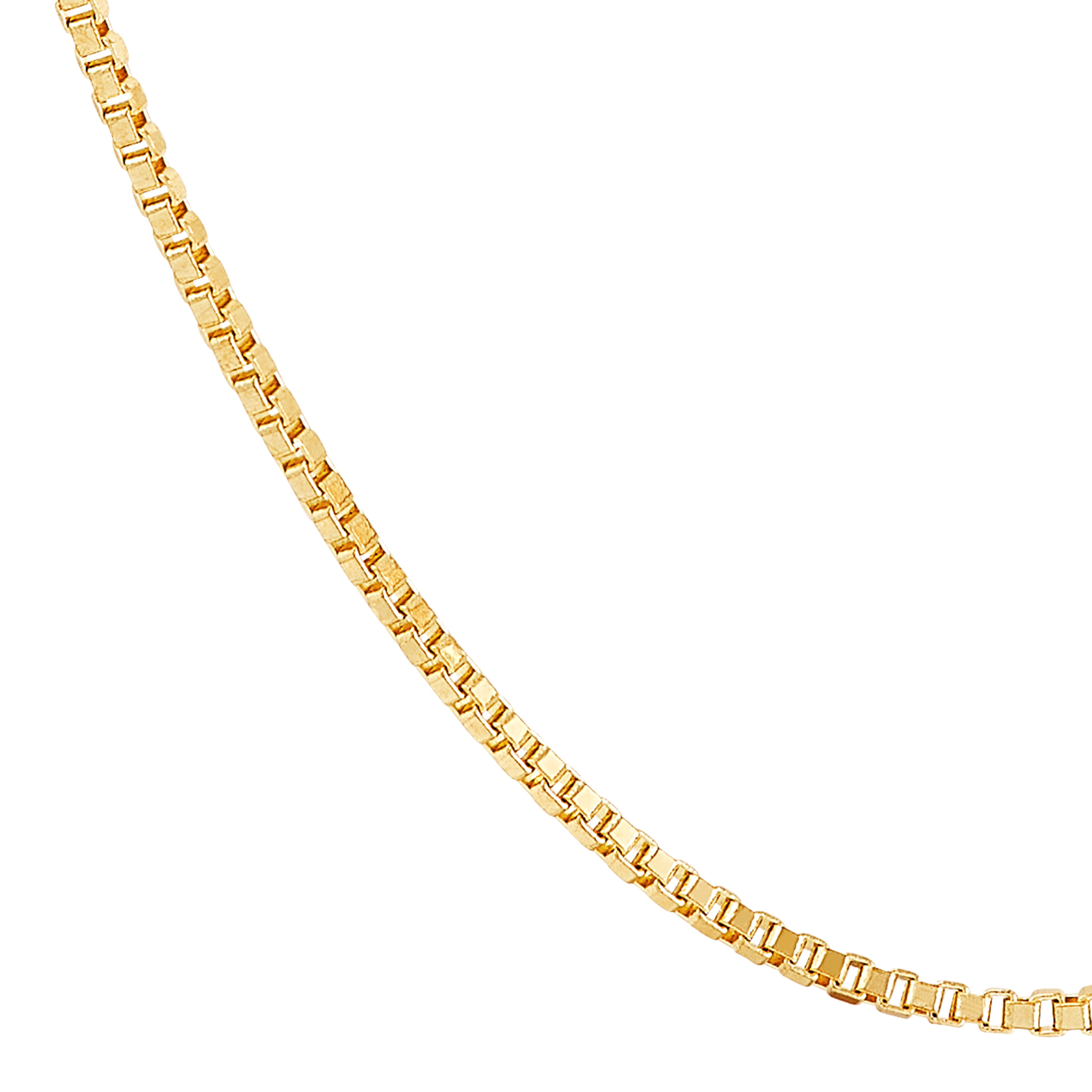 14k Yellow Gold Box Chain