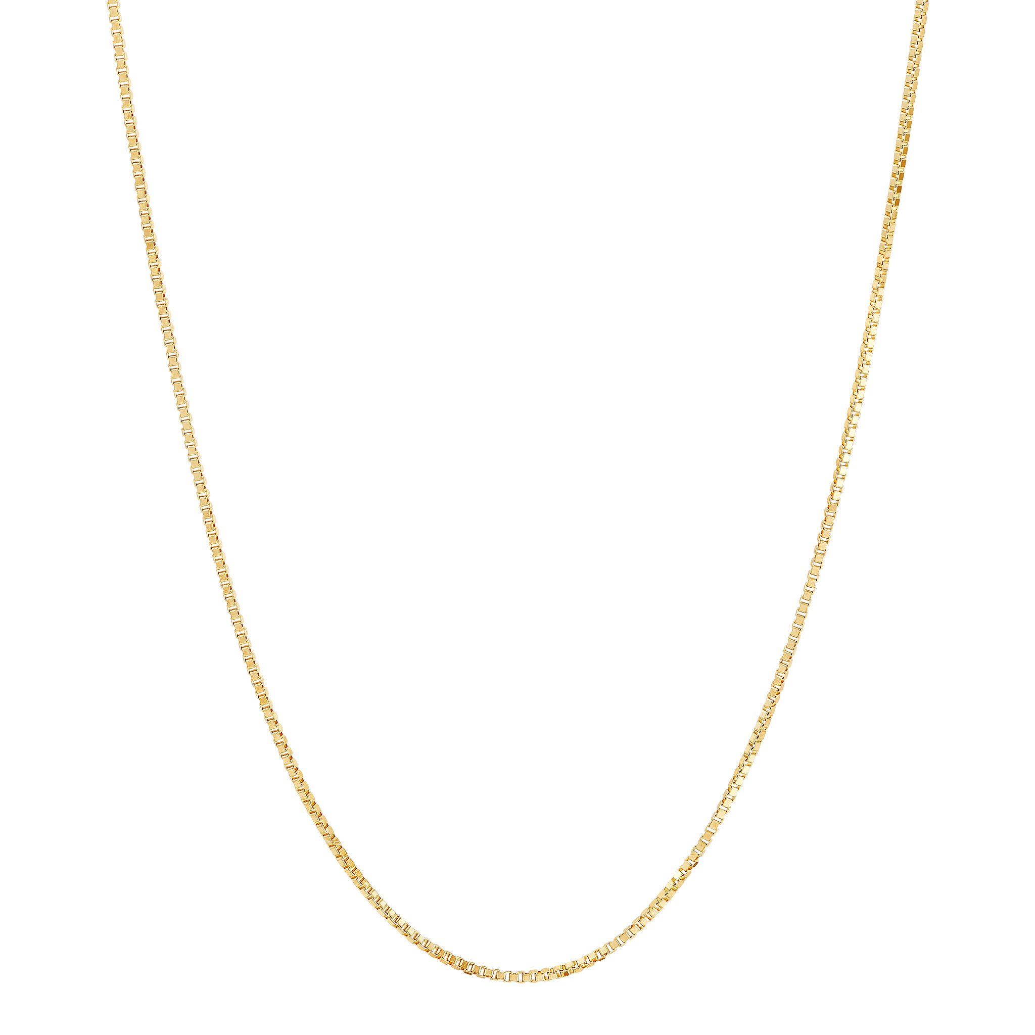 14k Yellow Gold Box Chain