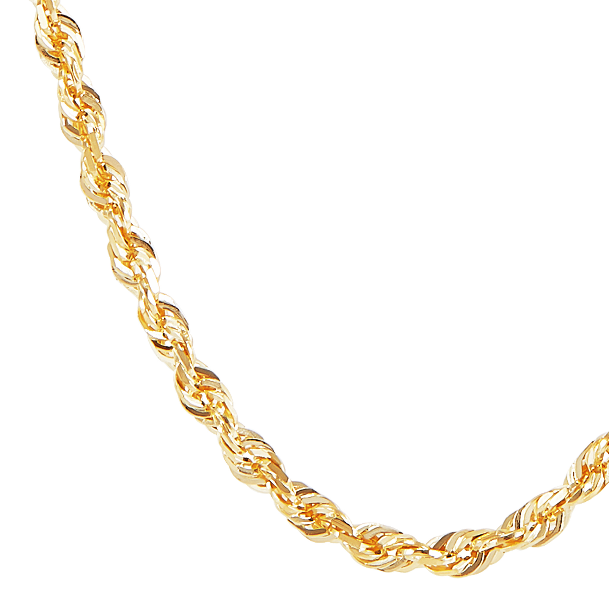 14k Yellow Gold Rope Chain