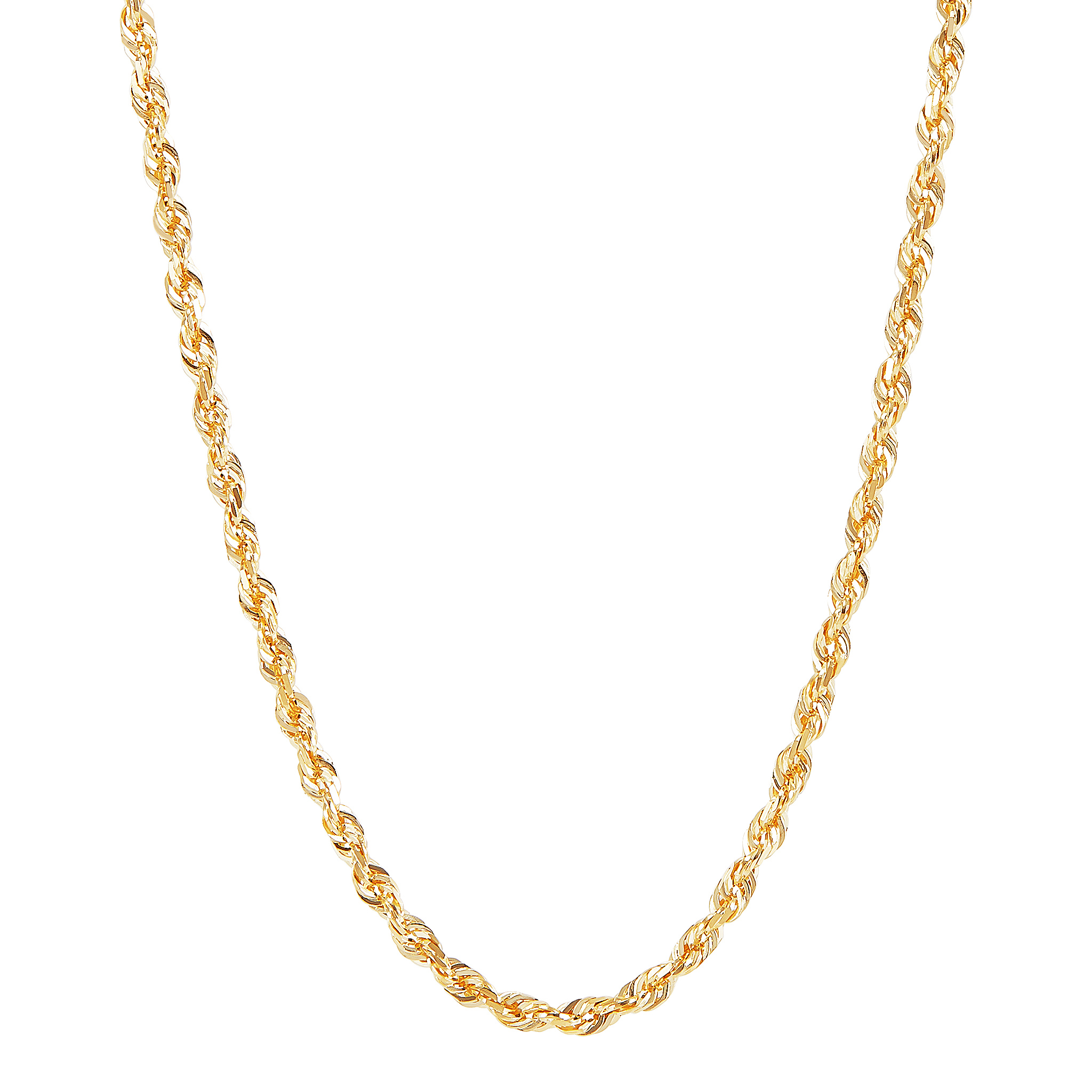 14k Yellow Gold Rope Chain