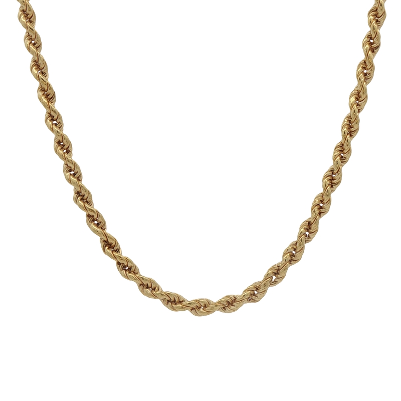 14k Yellow Gold Rope Chain
