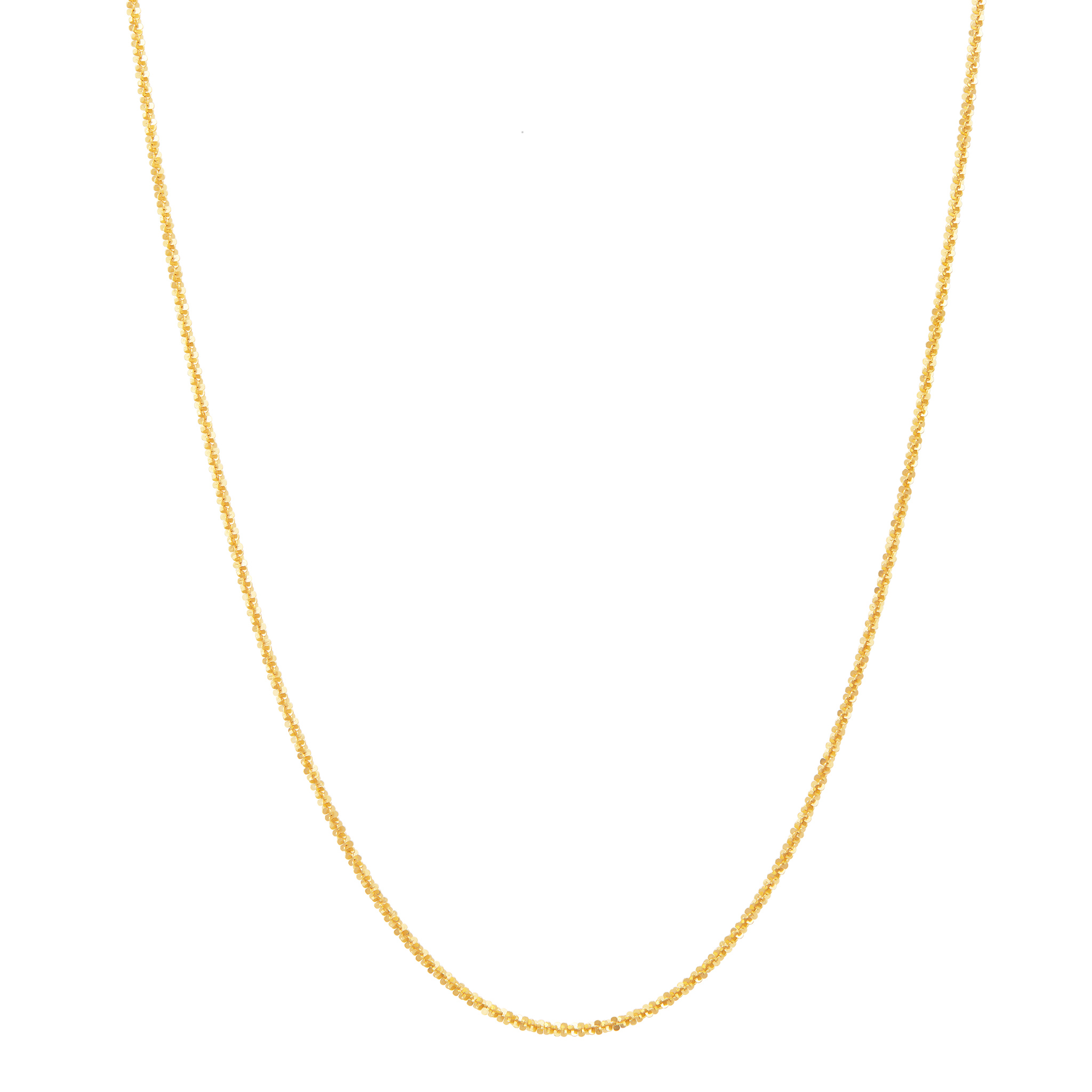 14k Yellow Gold Twist Chain