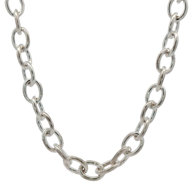 Sterling Silver Cable Link Chain