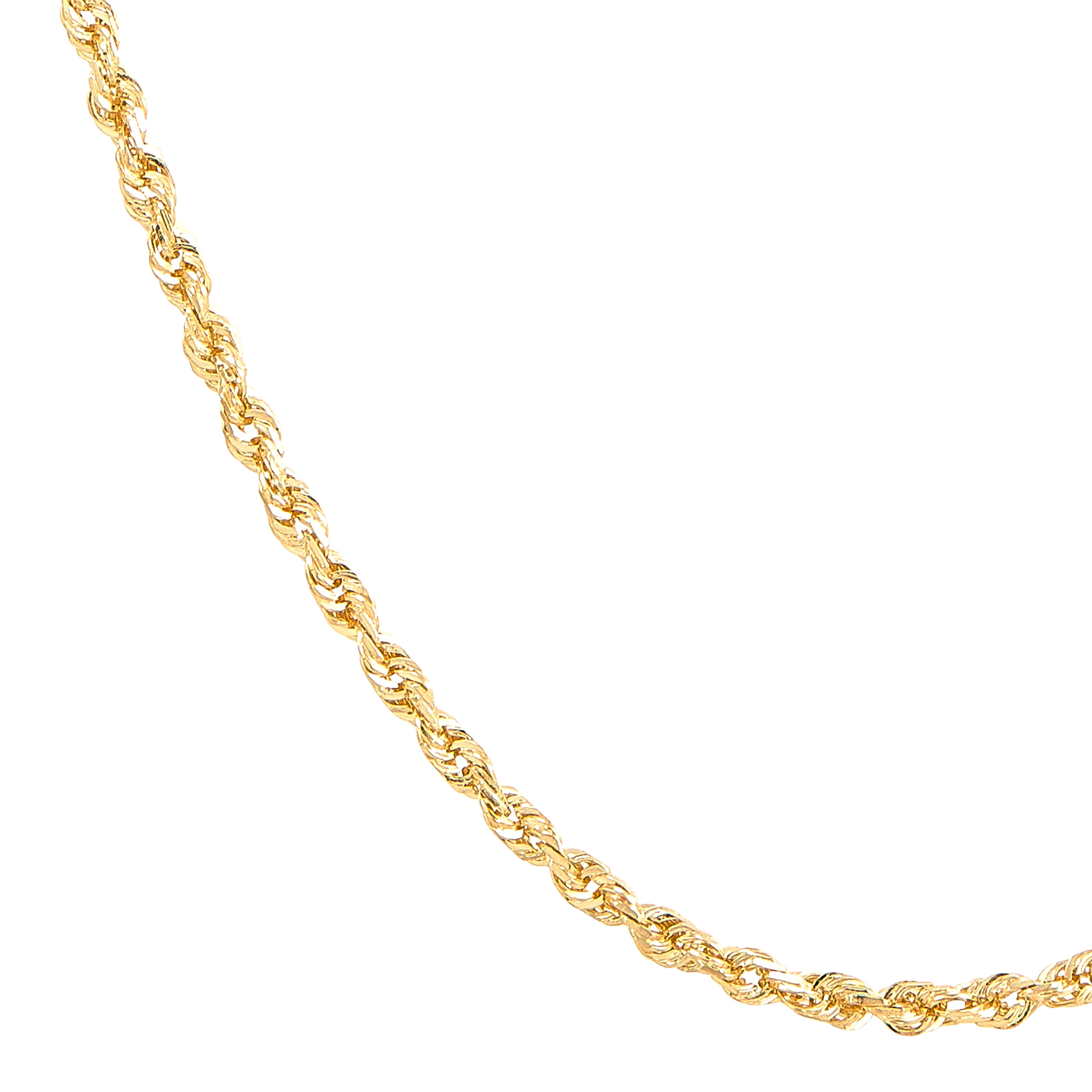 14k Yellow Gold Rope Chain