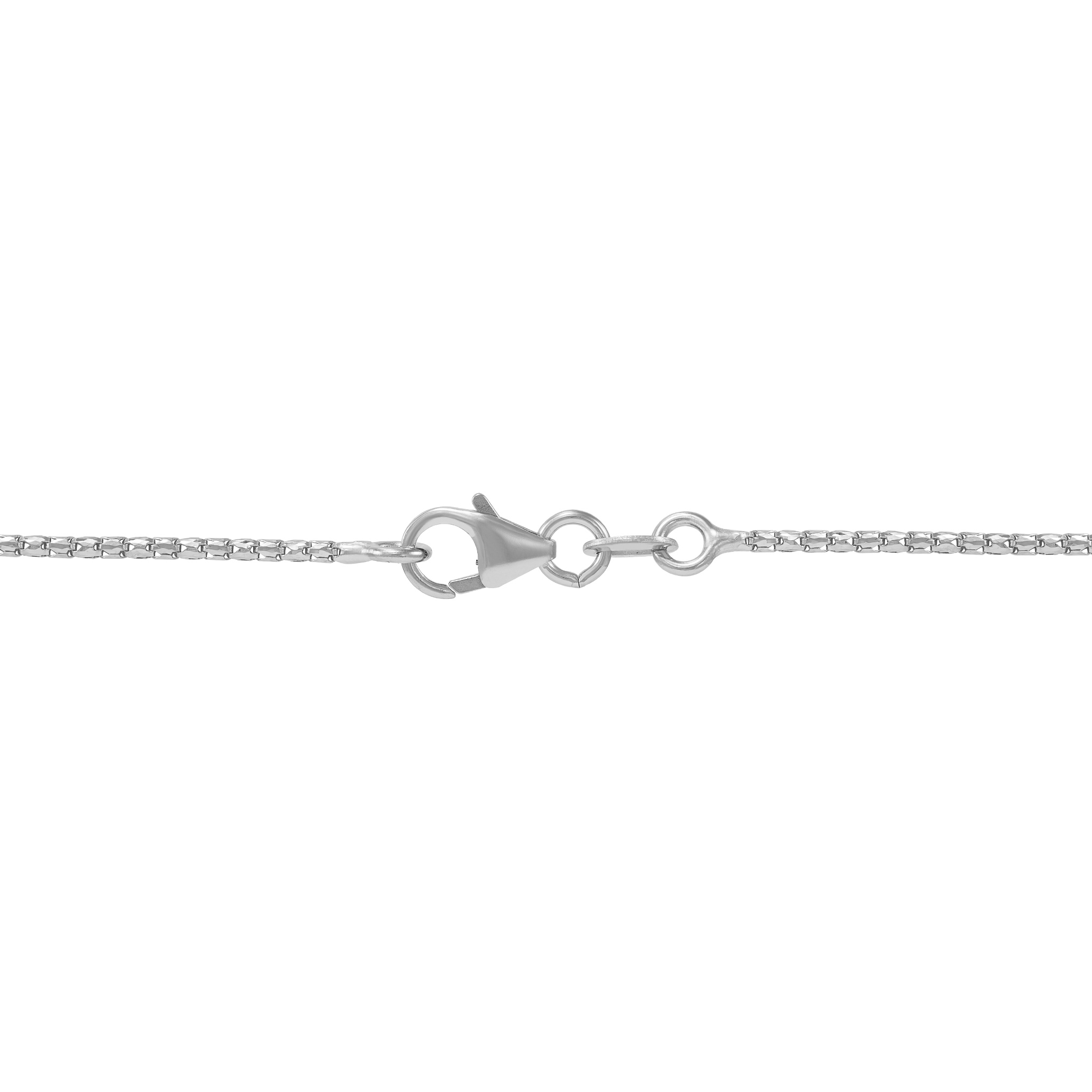 14k White Gold Birdcage Chain