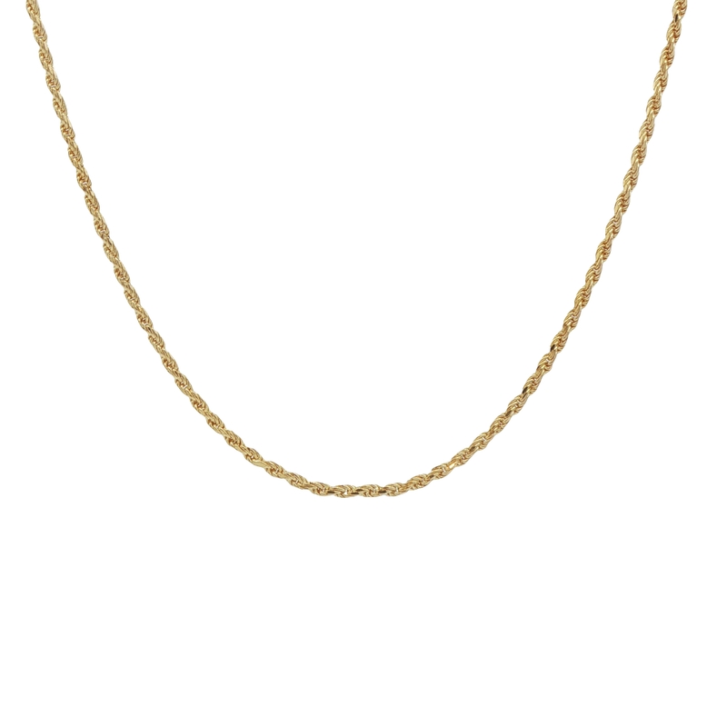 14k Yellow Gold Rope Chain