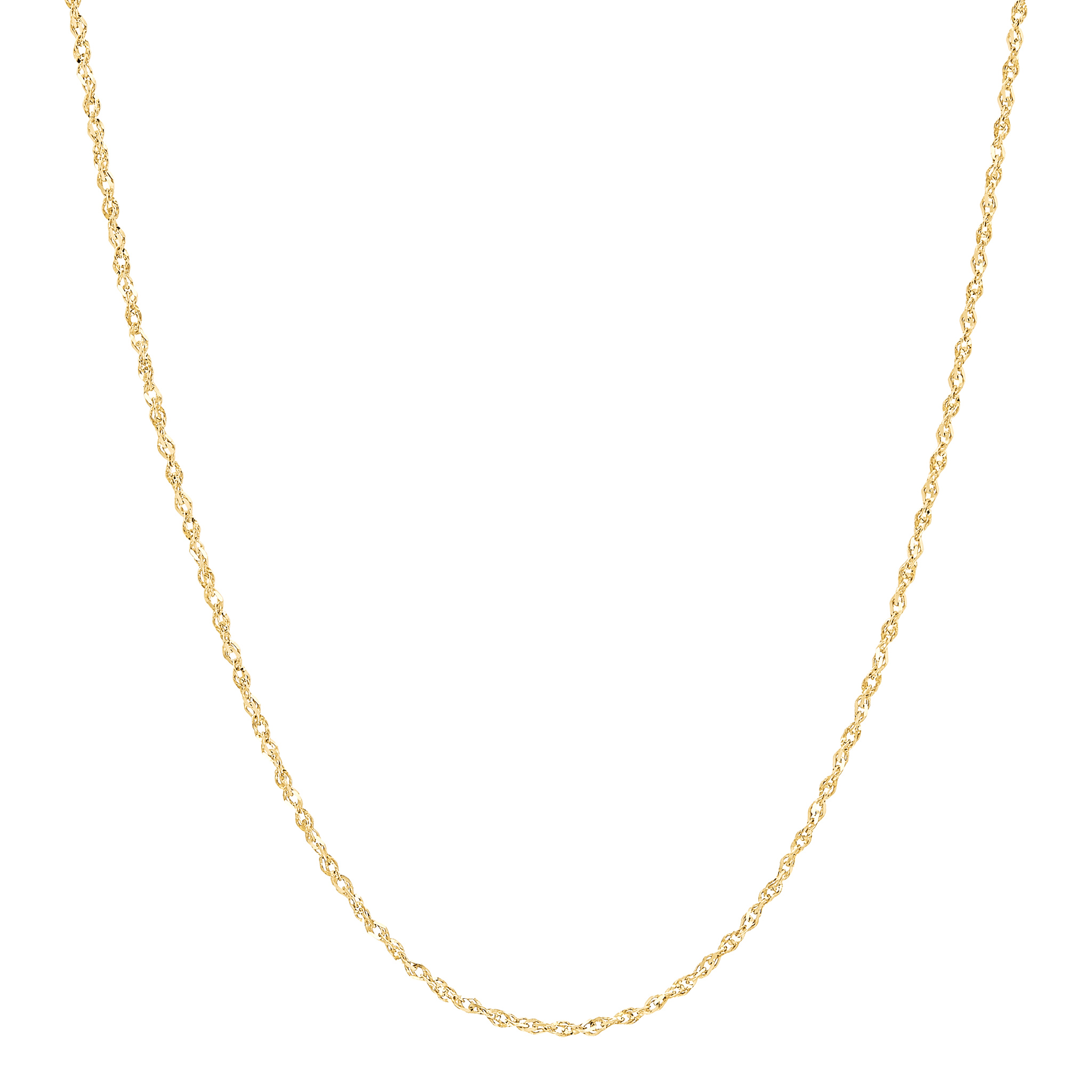14k Yellow Gold Singapore Chain