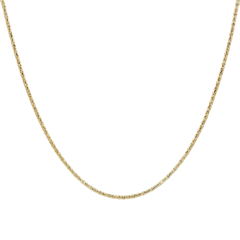 14k Yellow Gold Birdcage Chain