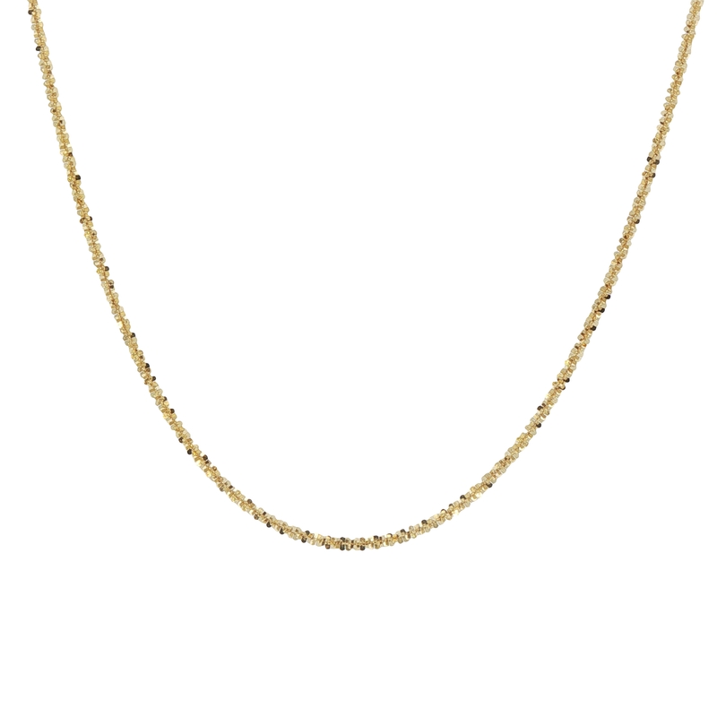 14k Yellow Gold Twist Chain Necklace