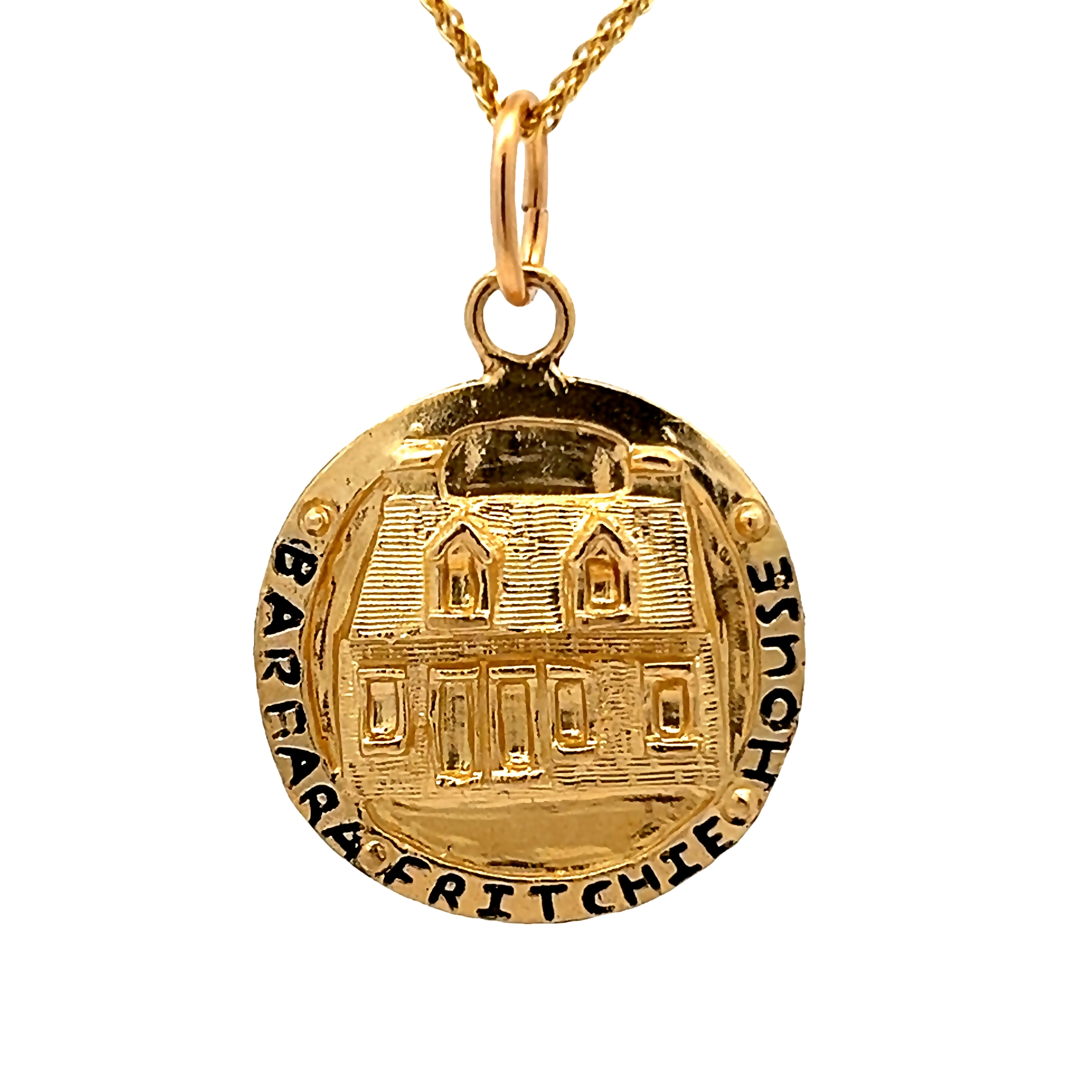 14k Yellow Gold Barbara Fritchie Charm