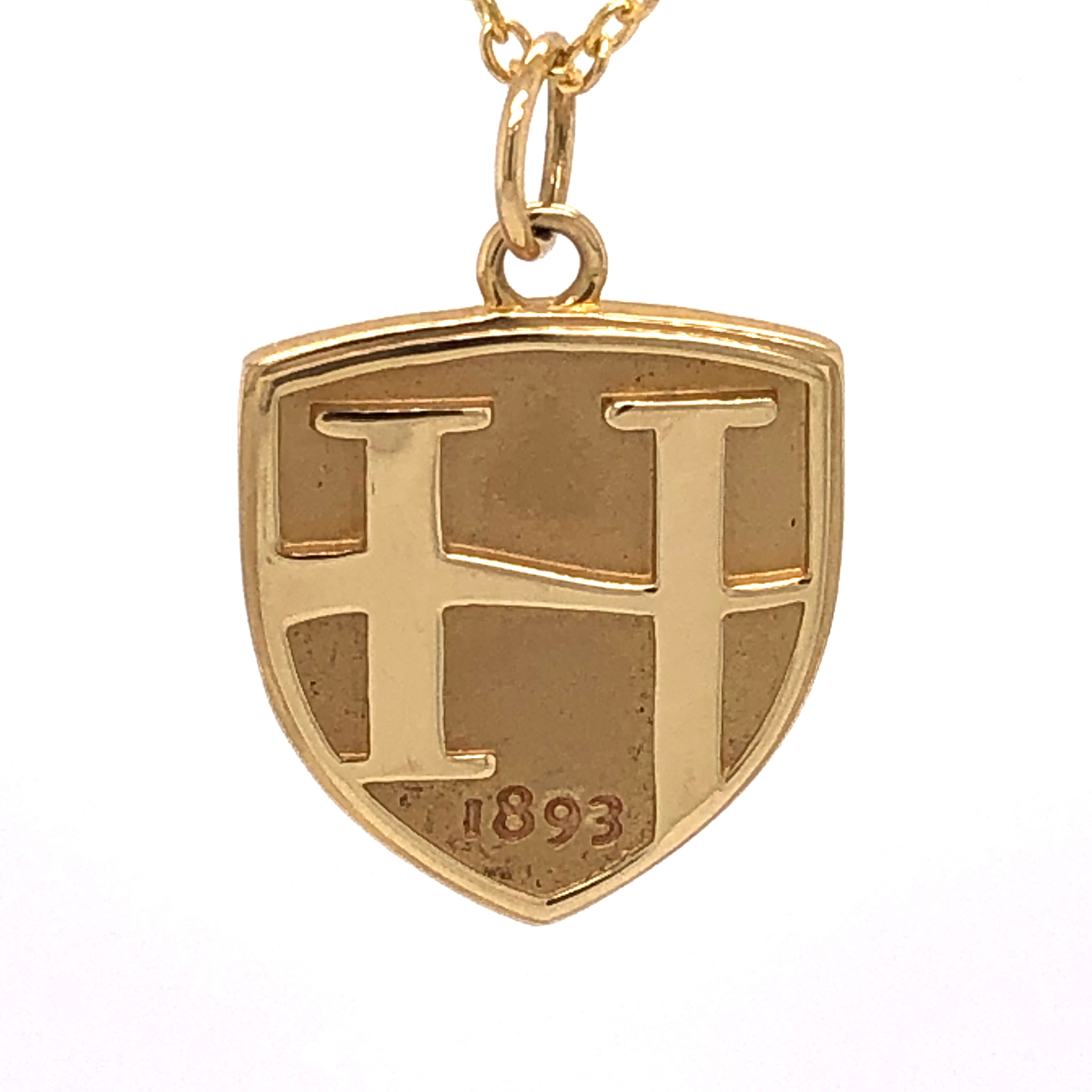 14 karat yellow gold Hood charm