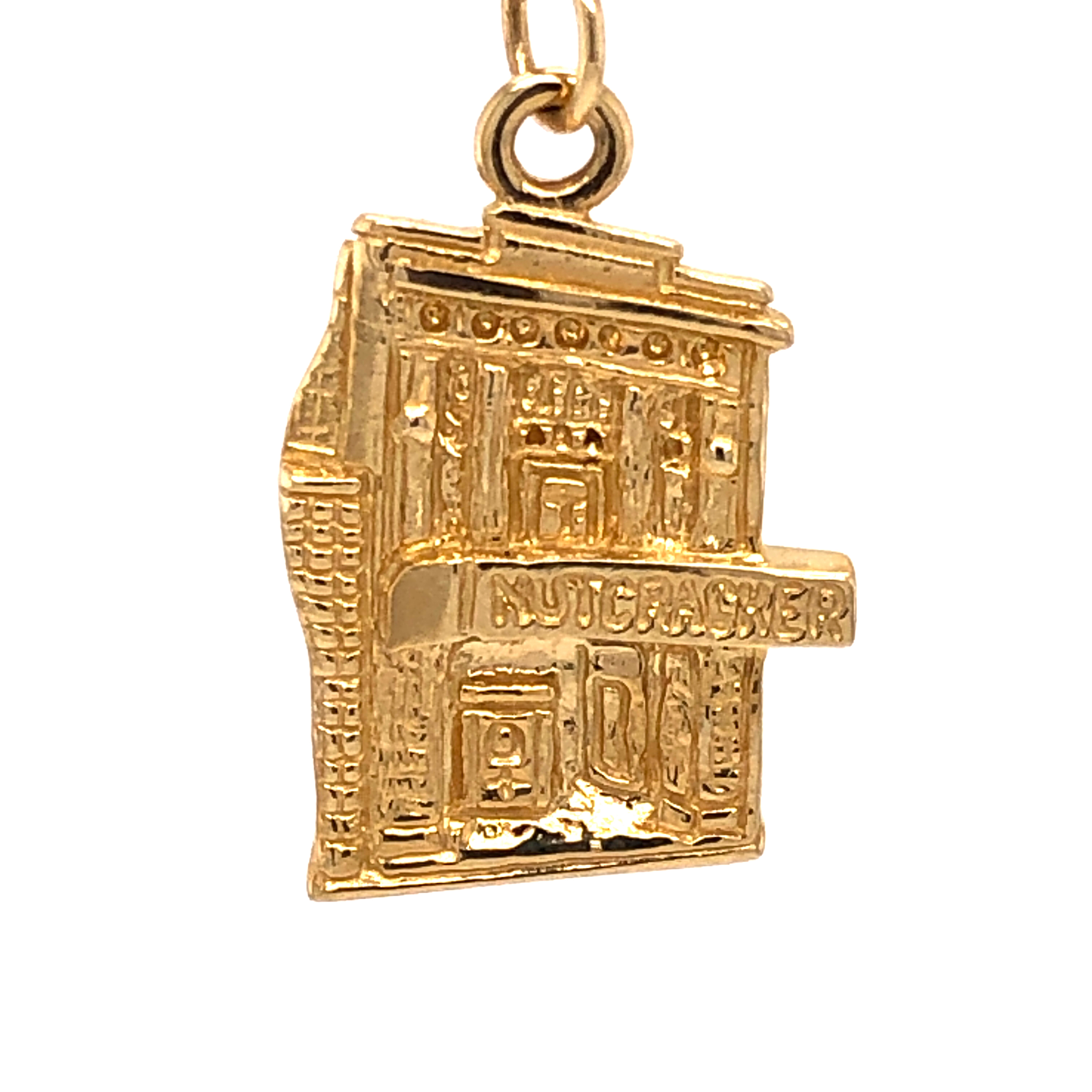 14k Yellow Gold Nutcracker Charm