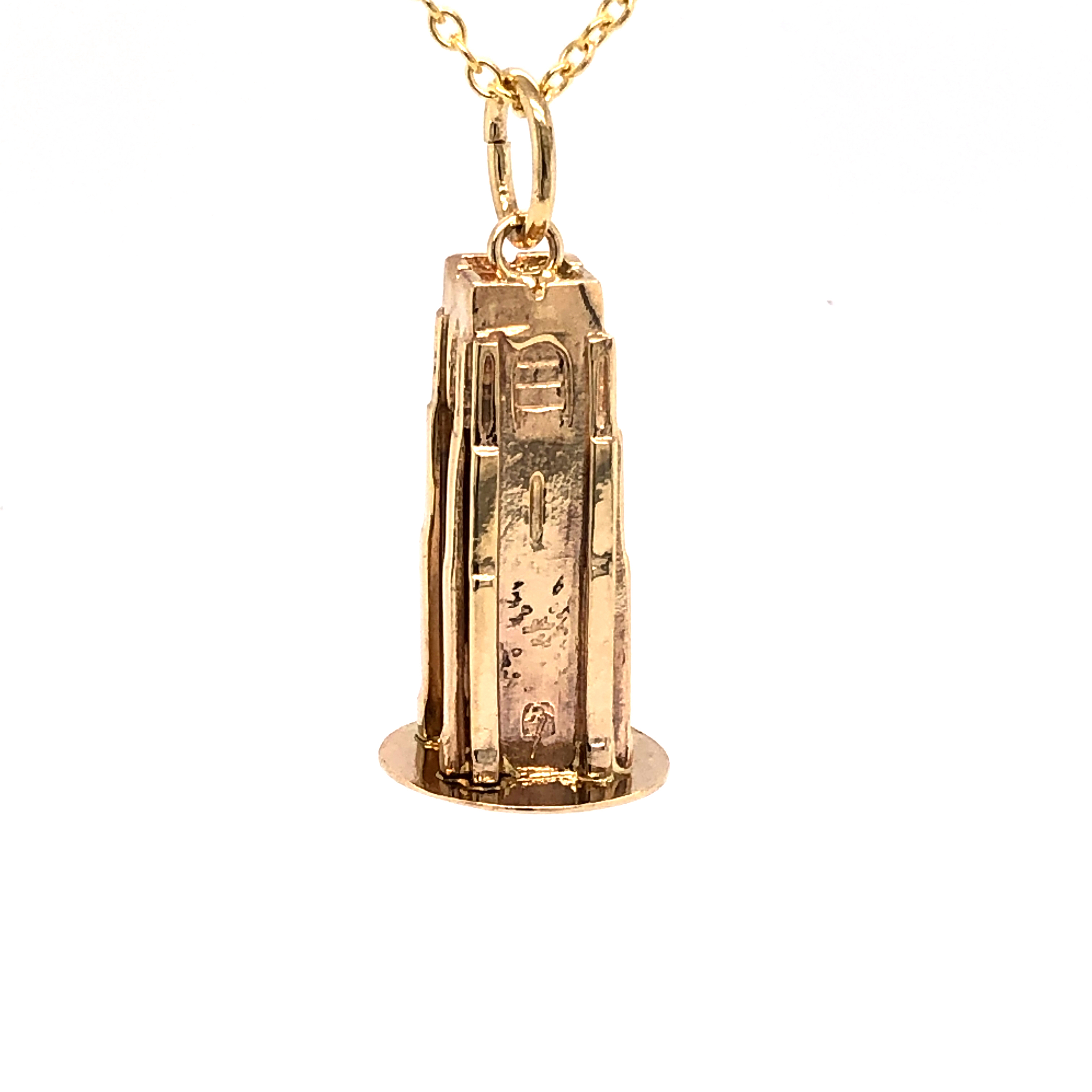 Yellow 14 Karat Carilion Charm