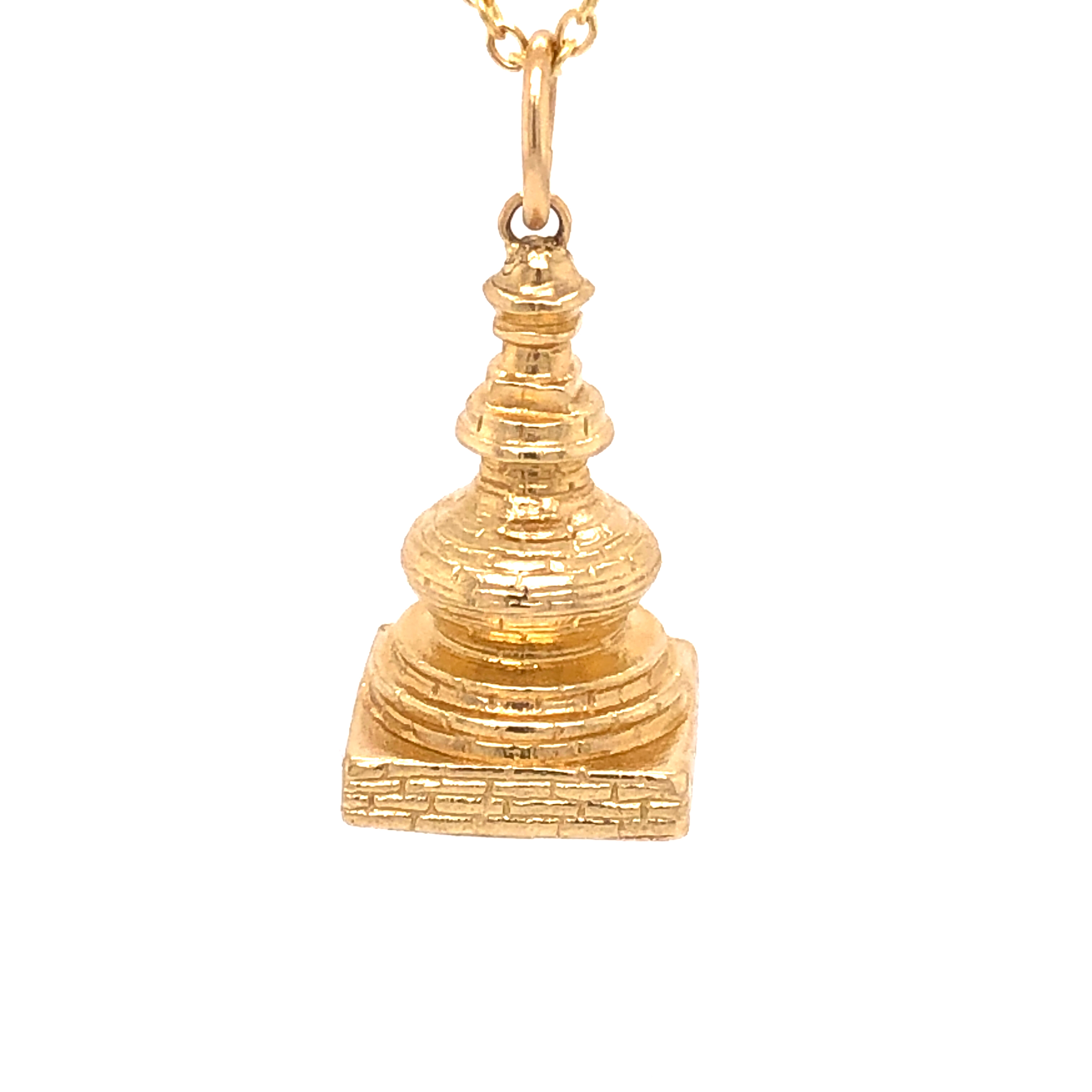 Yellow 14 Karat Jug Bridge Charm