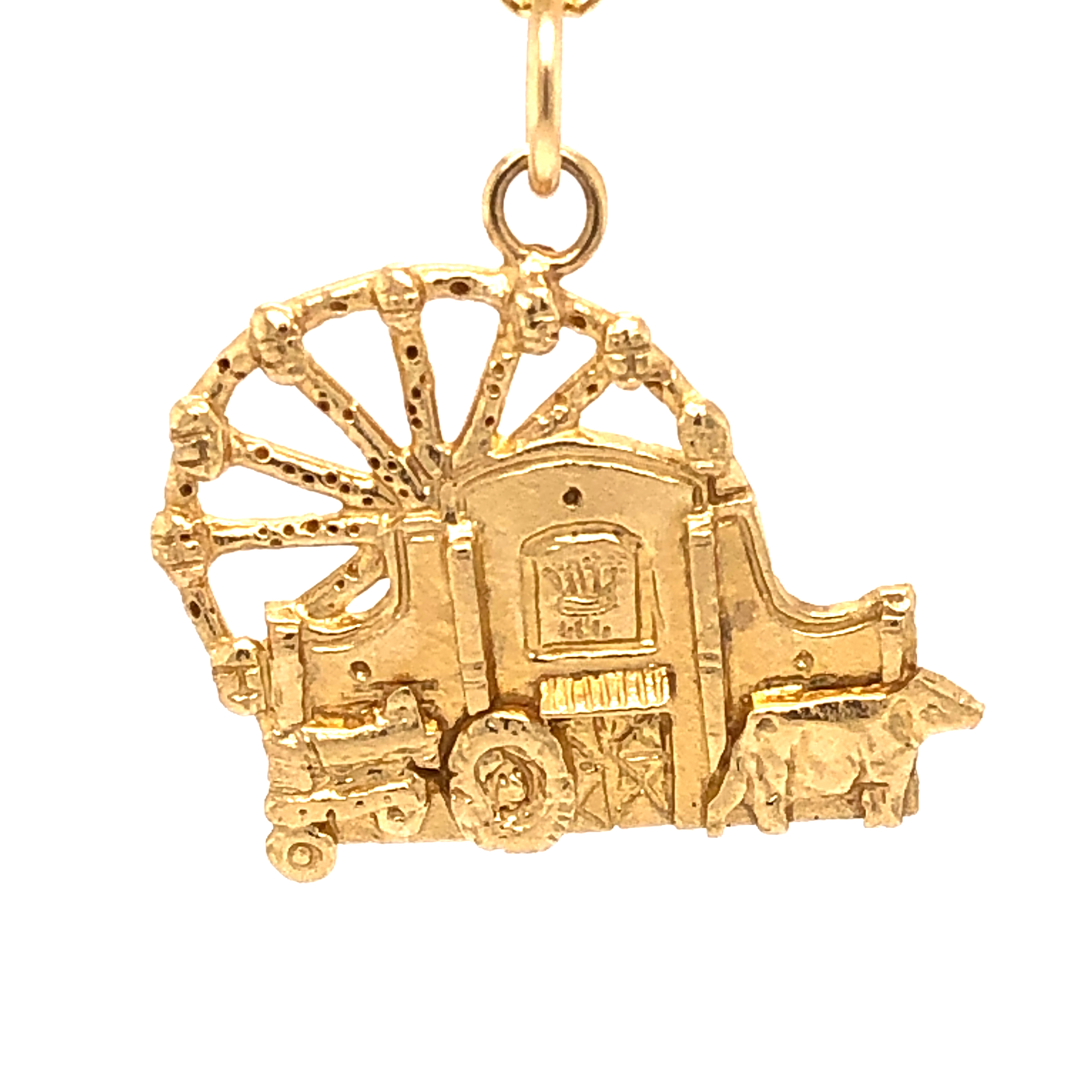 14 Karat Yellow Gold Great Frederick Fair Charm