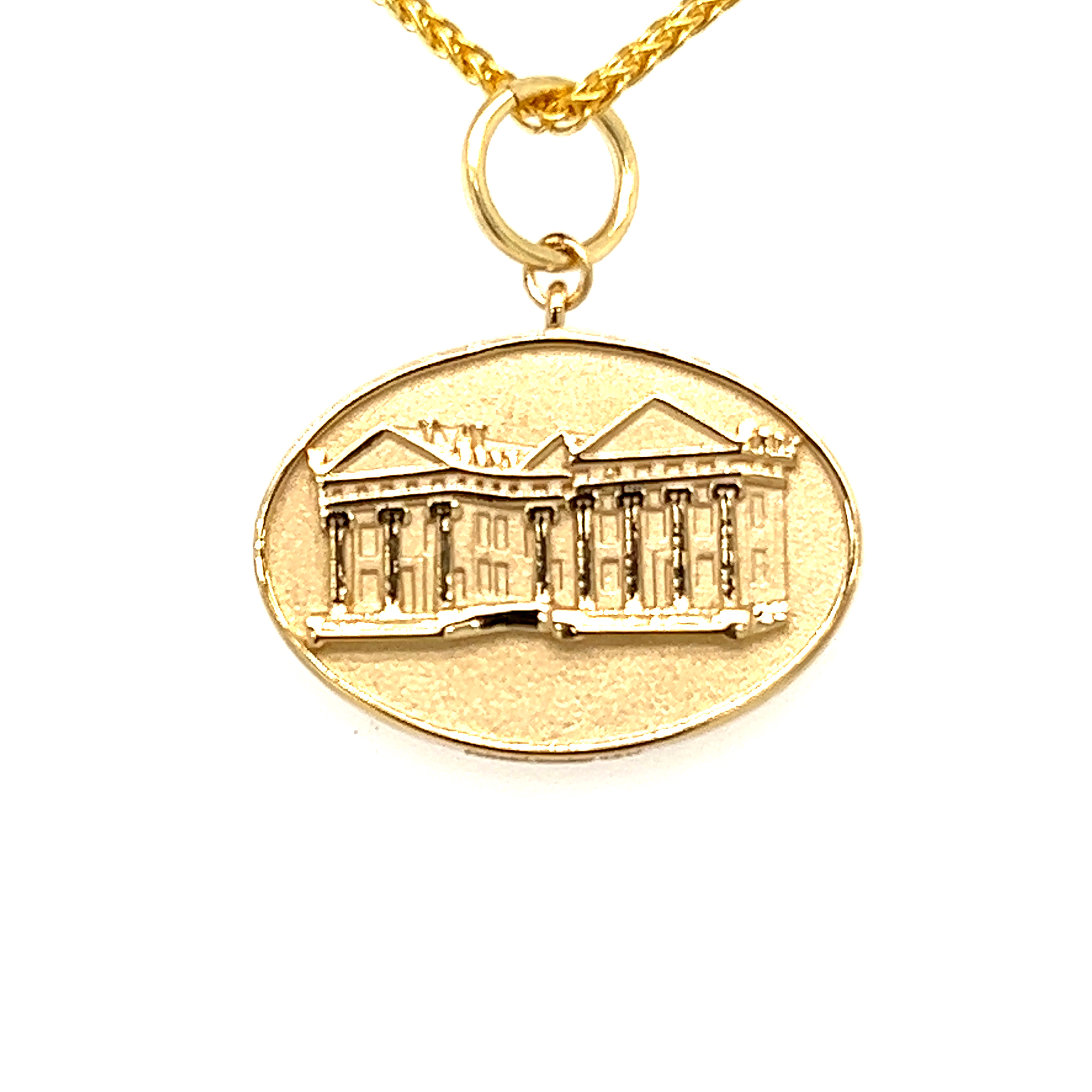 14k Yellow Gold Winchester Hall Charm