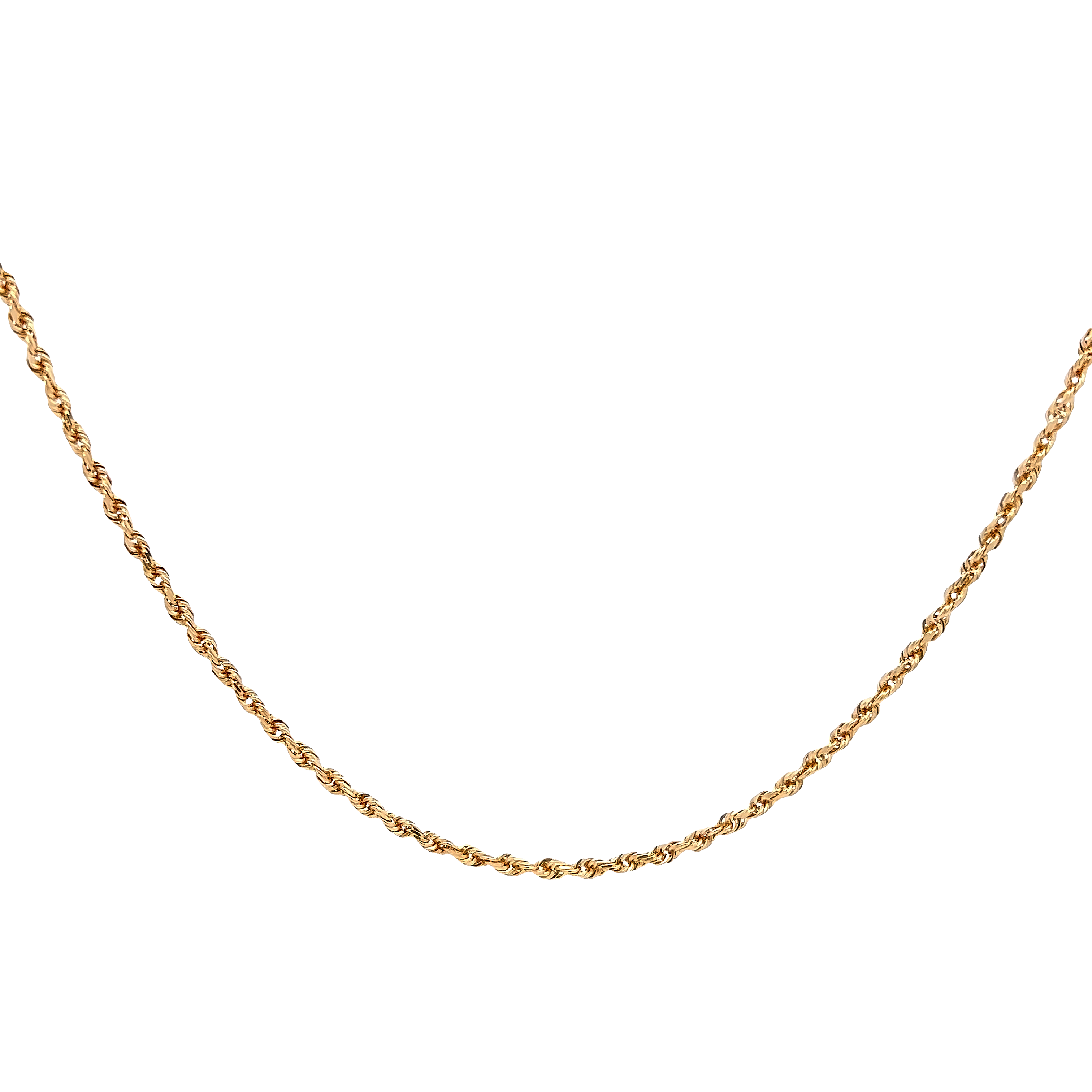 14k Yellow Gold Rope Chain