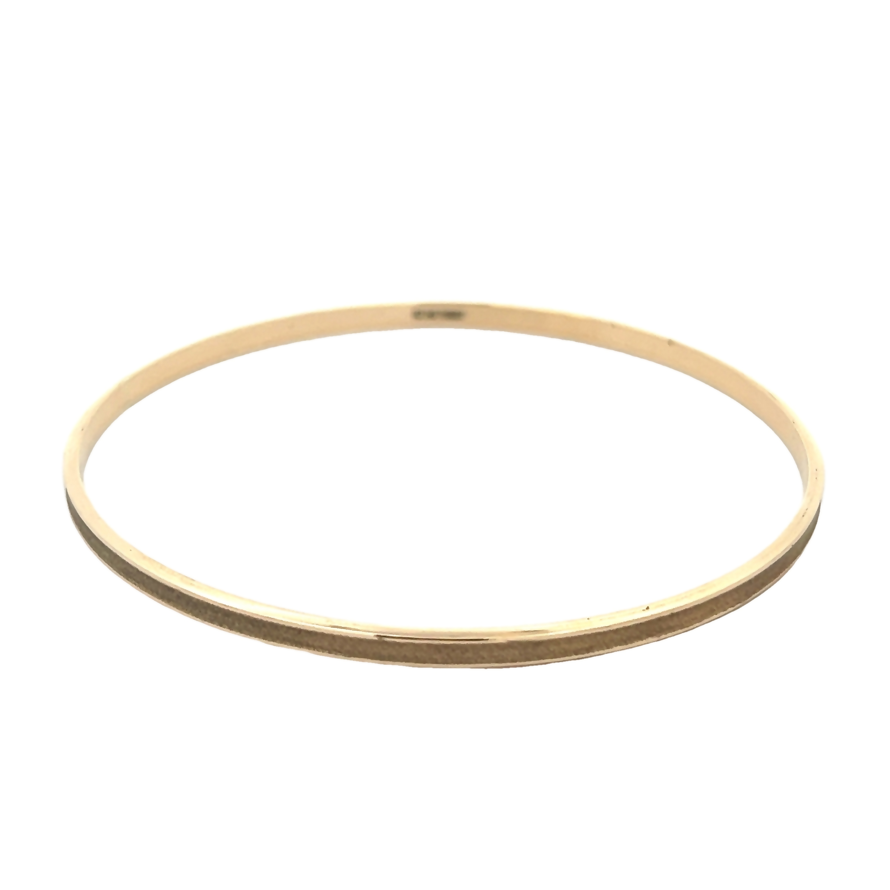 14k Yellow Gold Bangle Bracelet