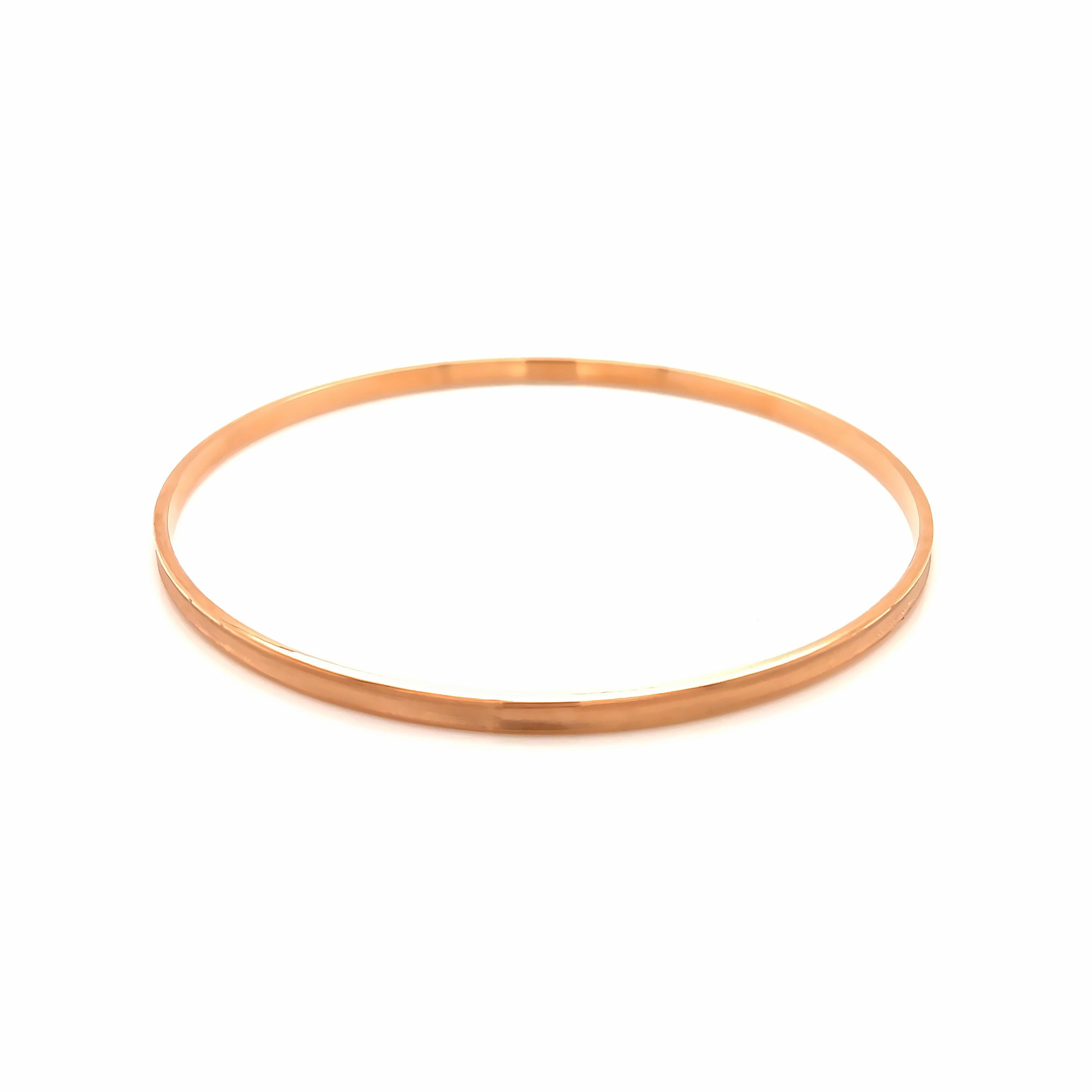 Rose 14 Karat Bangle Bracelet