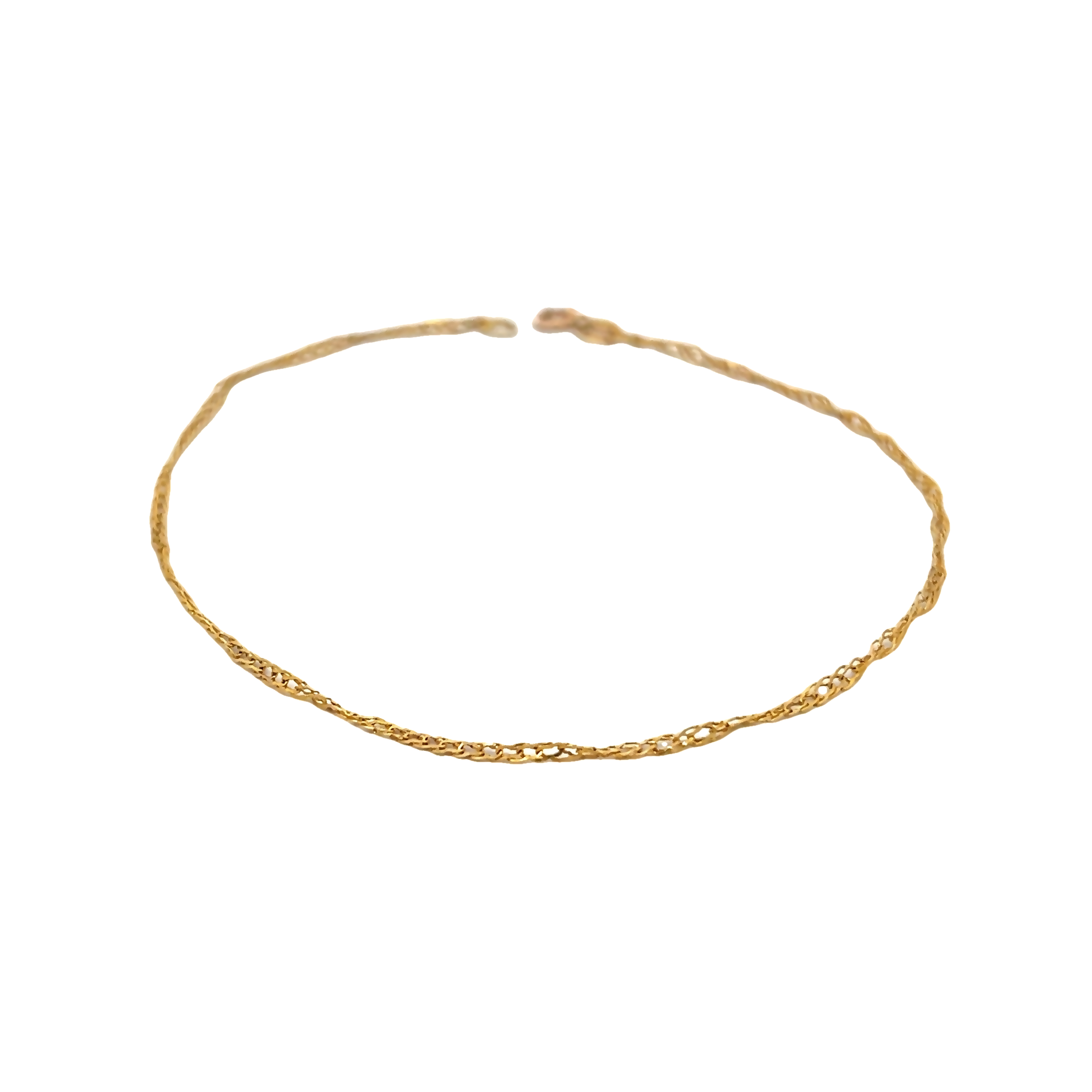 Yellow 14 Karat Bracelet Length 8