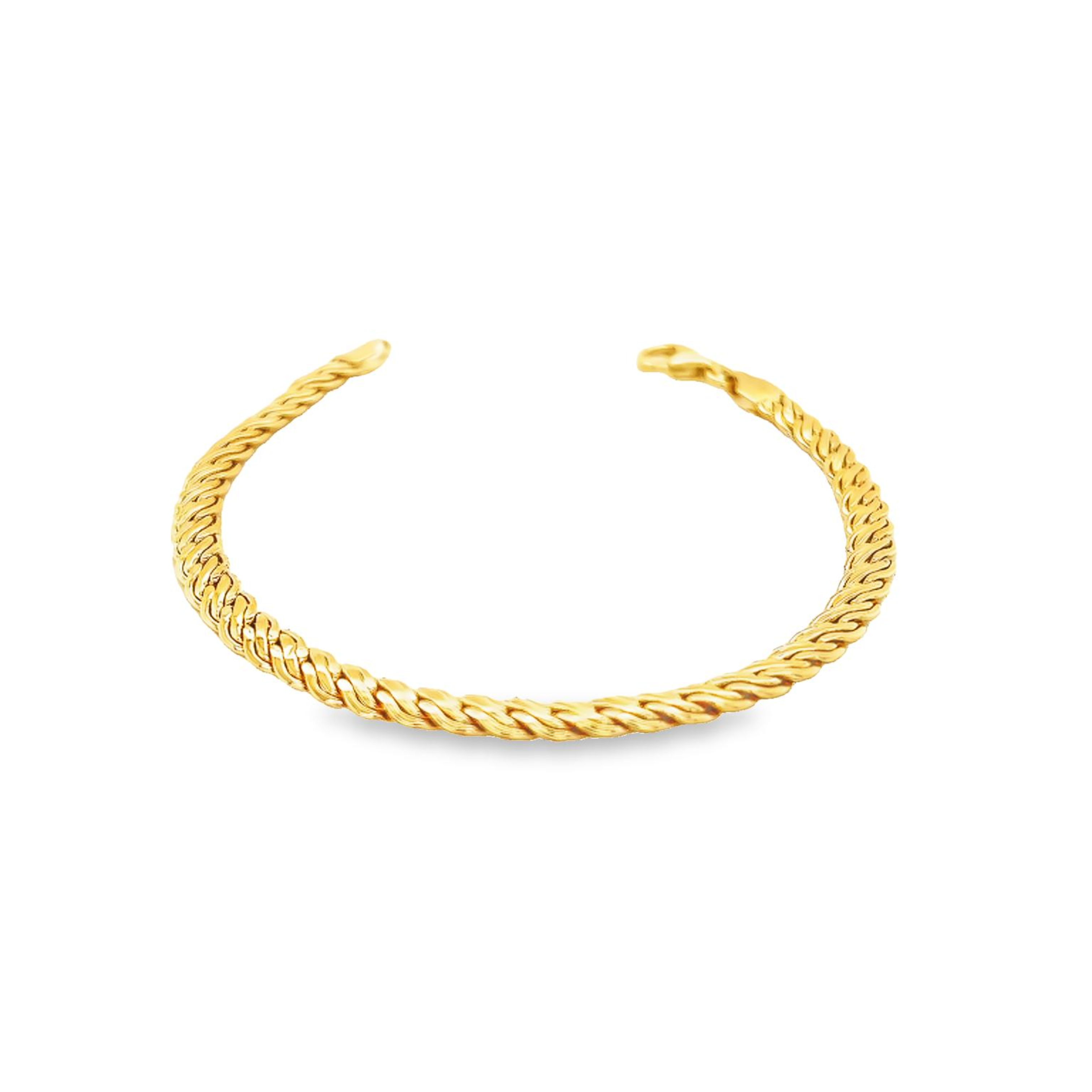 Yellow 18 Karat Bracelet Length 7