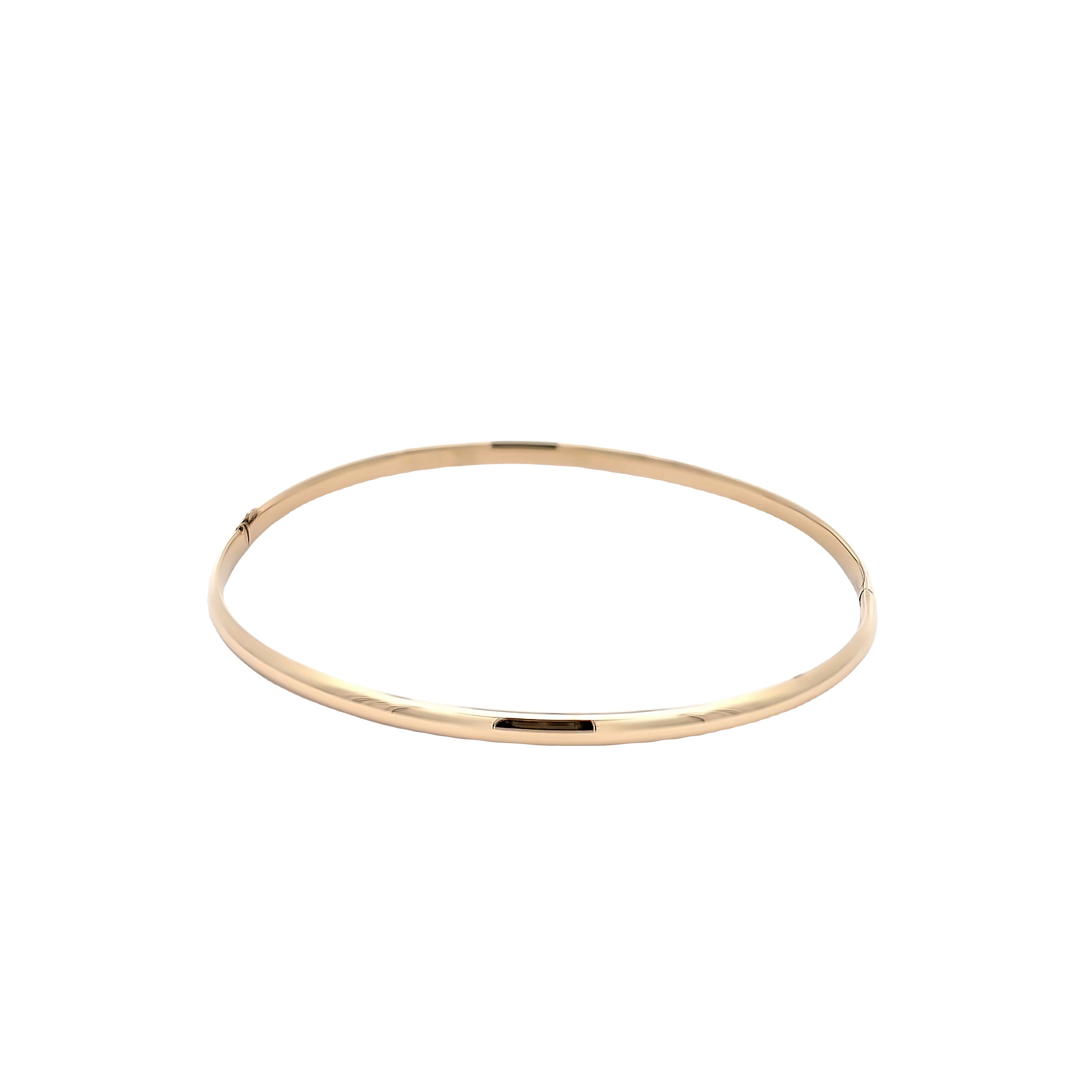 14 Karat Yellow Gold Bangle Bracelet