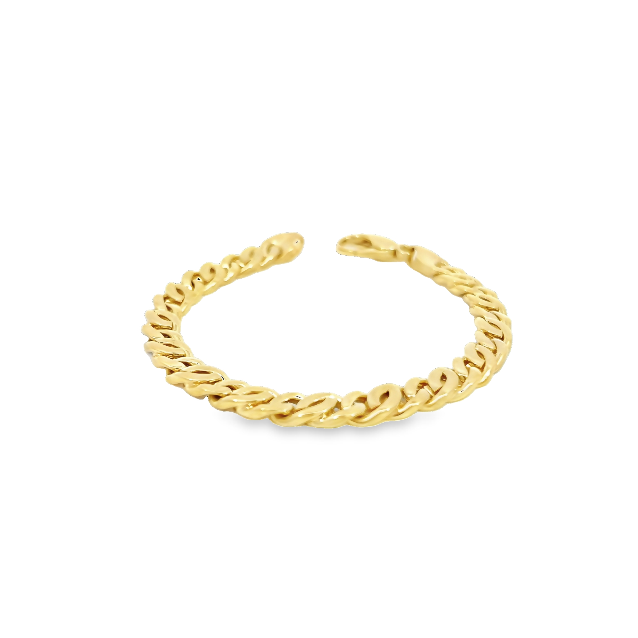 18k Yellow Gold Curb Bracelet